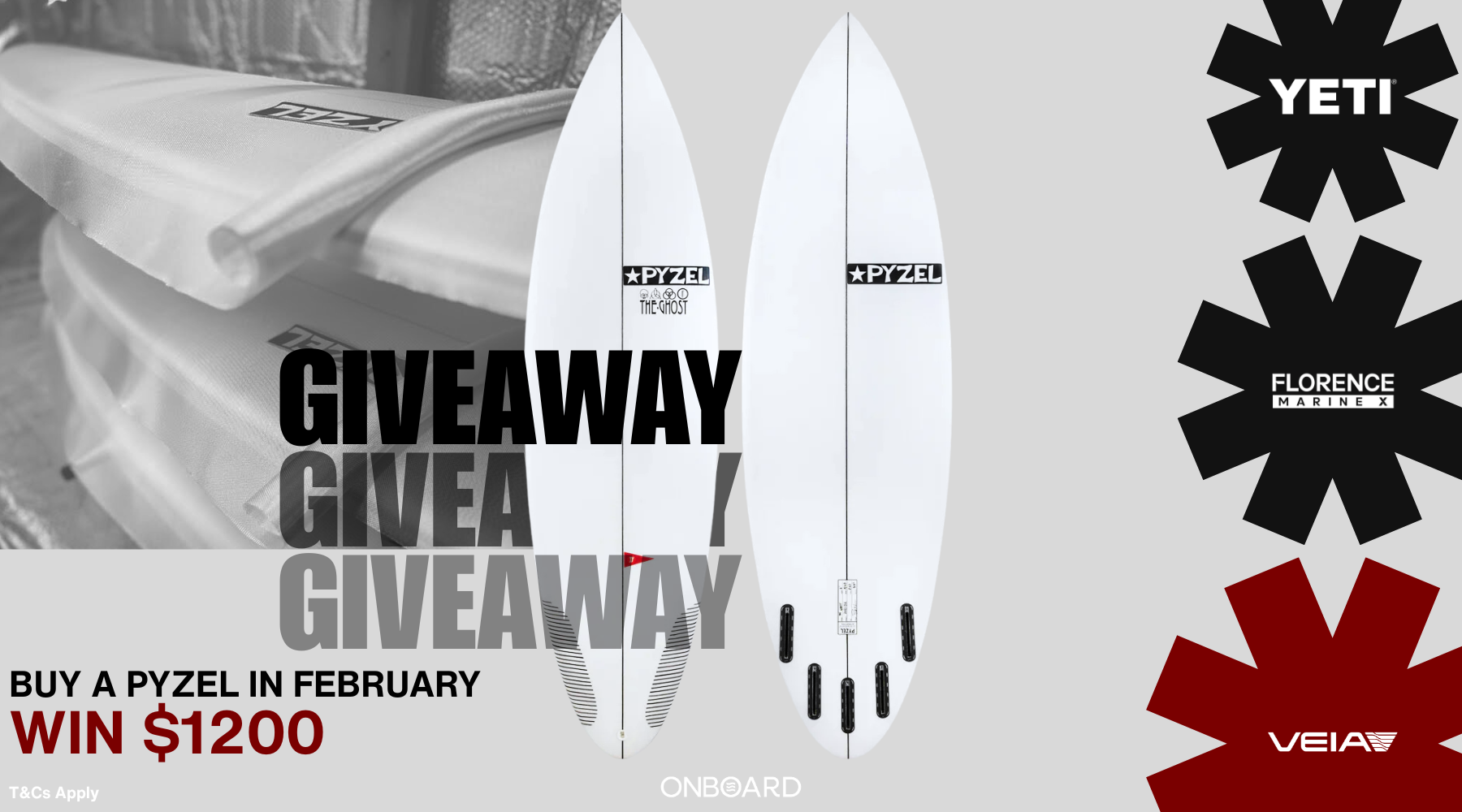 Buy a Pyzel in February for the Chance to Win $1200 in Gear