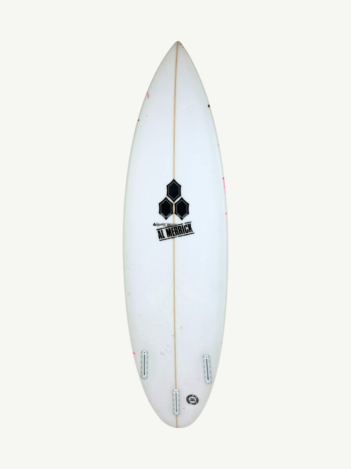 CI 2.Pro - Round Tail 5'7"1/2 x 17 5/8" X  2 1/8", Round, 3x  Futures Fin Boxes, PU [Good] - ID:1037183
