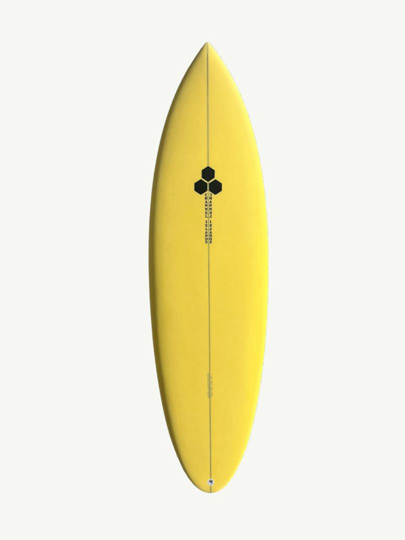 Twin Pin - Tinted 6'1" x 19 7/8" X  2 11/16" - 35.30L, Round Pin, 2x  Futures Fin Boxes, PU - ID:978574