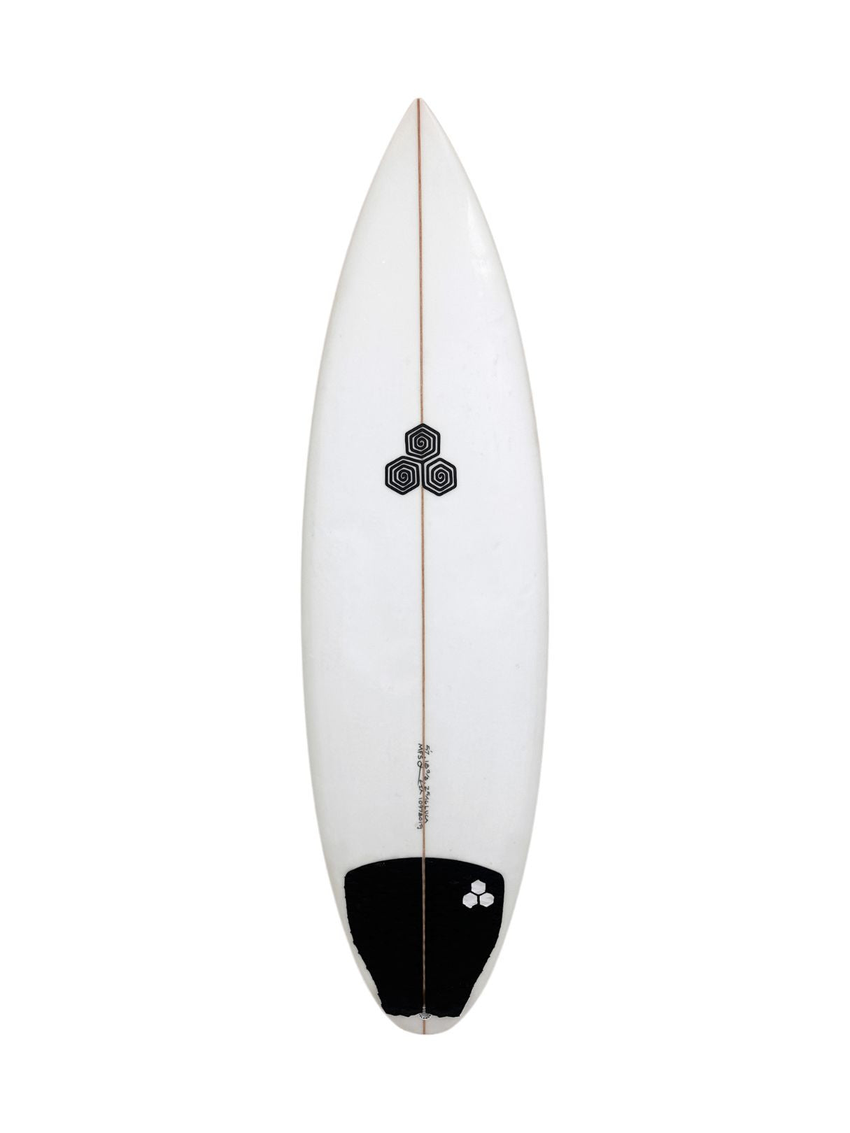 Mikey February Shorty 5'7" x 18 3/8" X  2 5/16", Round, 3x  Futures Fin Boxes, PU [Good] - ID:1097801