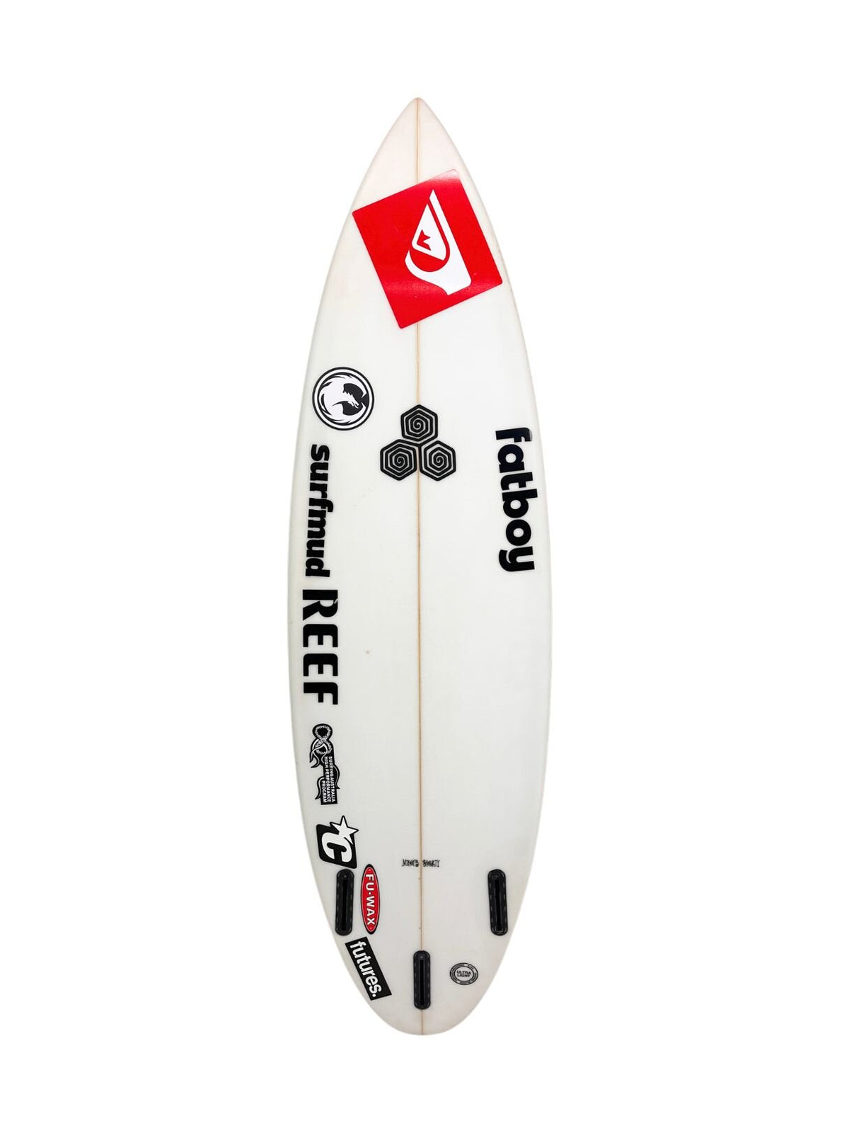 Mikey February Shorty 5'9"1/2 x 18 3/8" X  2 5/16", Round, 3x  Futures Fin Boxes, PU [Good] - ID:1105592