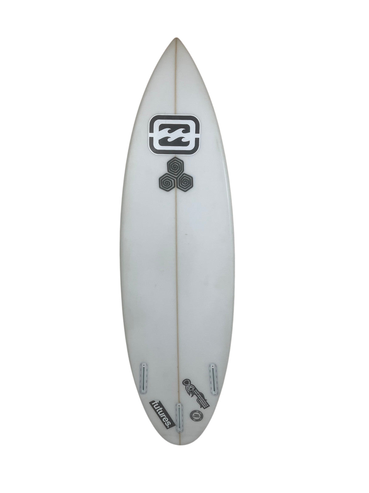 Mikey February Shorty 5'5" x 17 7/8" X  2 1/8", Round, 3x  Futures Fin Boxes, PU [Good] - ID:1106435