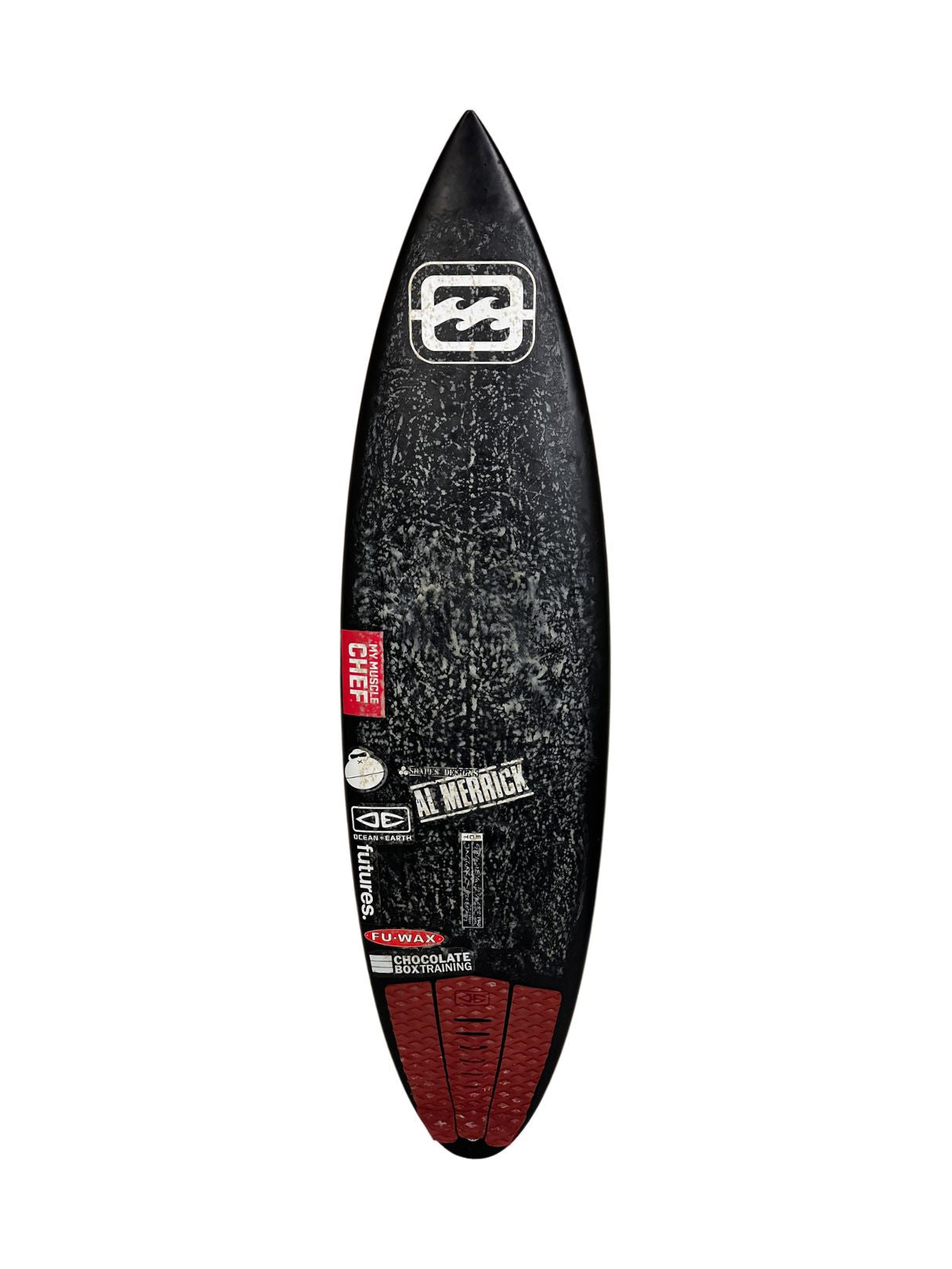 CI 2.Pro - Round Tail 5'8"1/2 x 18 1/4" X  2 1/8", 3x  Futures Fin Boxes, ECT - Epoxy [Good] - ID:1138004