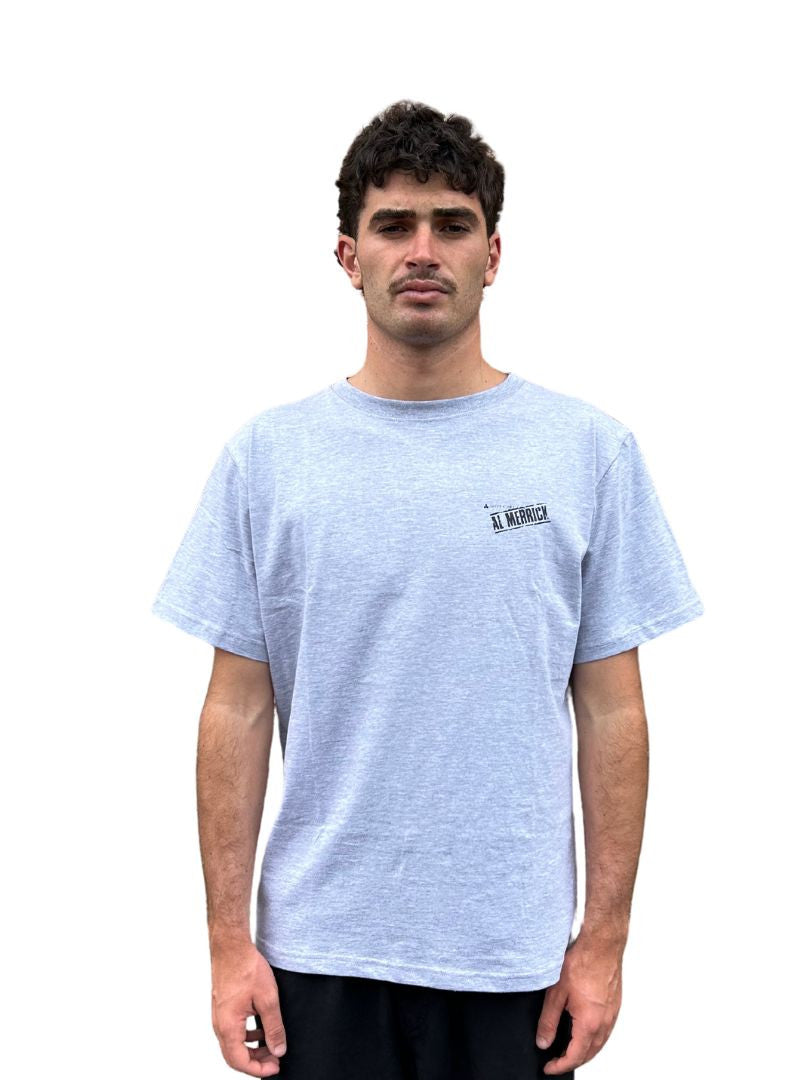 AL Stamp Tee - Grey Marle