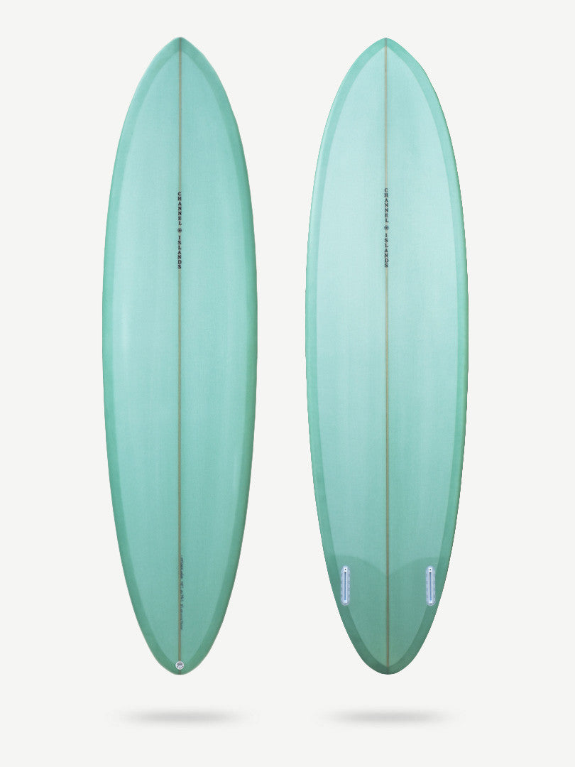 CI Mid Twin - Tinted 6'11" x 21 1/8" X  2 13/16" - 45.40L, Round, 2x  Futures Fin Boxes, PU - ID:887100