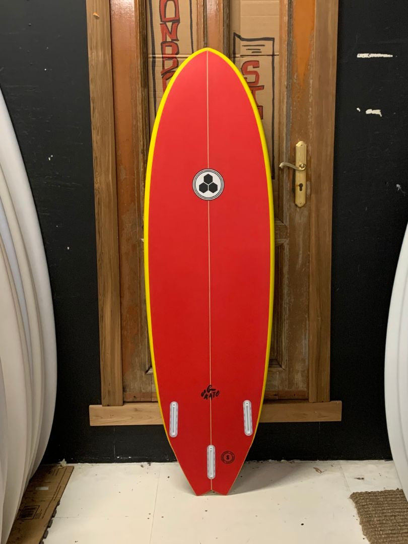 G-Skate - Spray 6'0" x 20 1/2" X  2 3/4", Swallow, 3x  FCS 2 Fin Boxes, PU - ID:911406