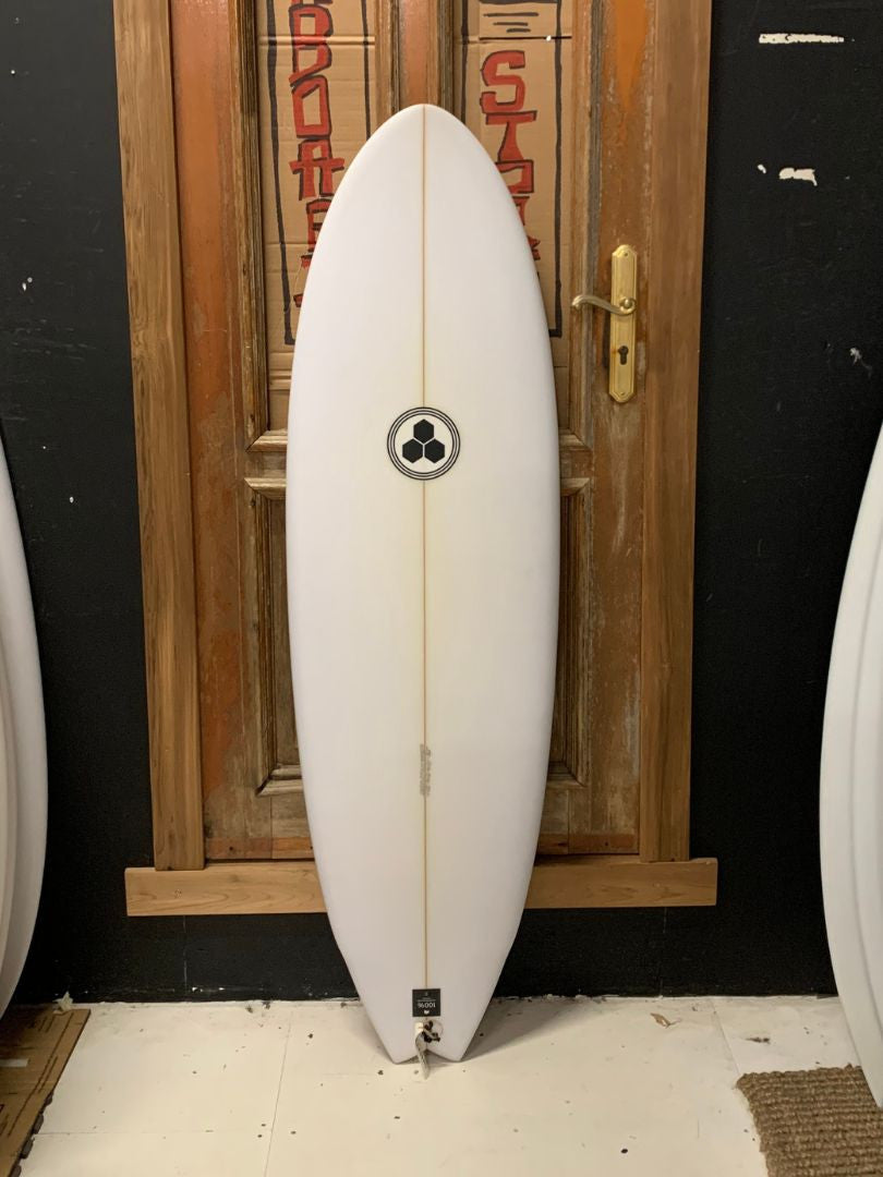 G-Skate - Clear 5'6" x 19 1/4" X  2 7/16" - 29.10L, Wing Swallow, 3x  Futures Fin Boxes, PU - ID:752333