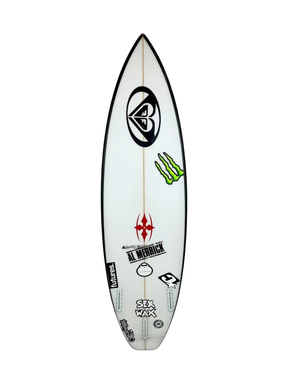 CI 2.Pro 5'6"1/2 x 17 1/2" X  2 1/16", Round Square, 3x  Futures Fin Boxes, PU [Good] - ID:1006331