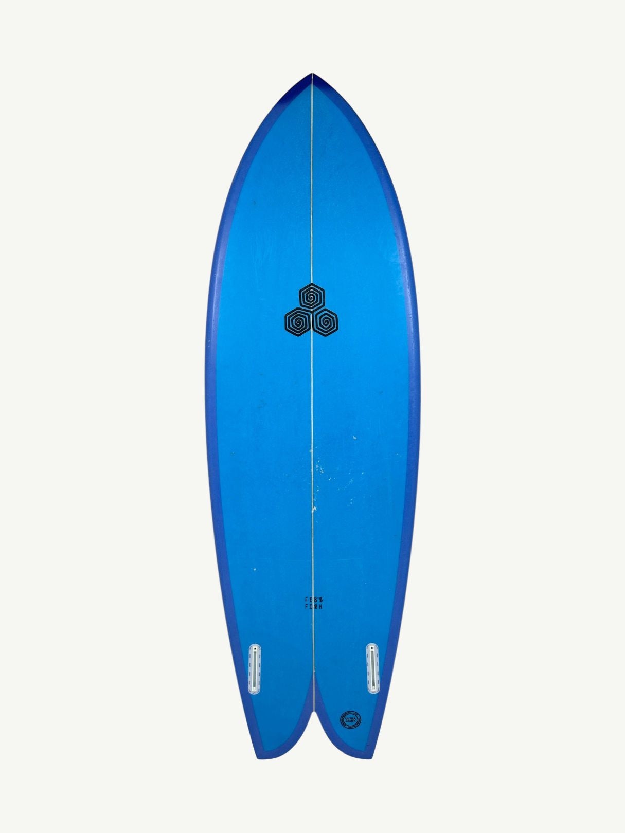 Febs Fish 5'9" x 20 7/8" X  2 1/2" - 36.30L, Fish, 2x  Futures Fin Boxes, PU [Good] - ID:924800