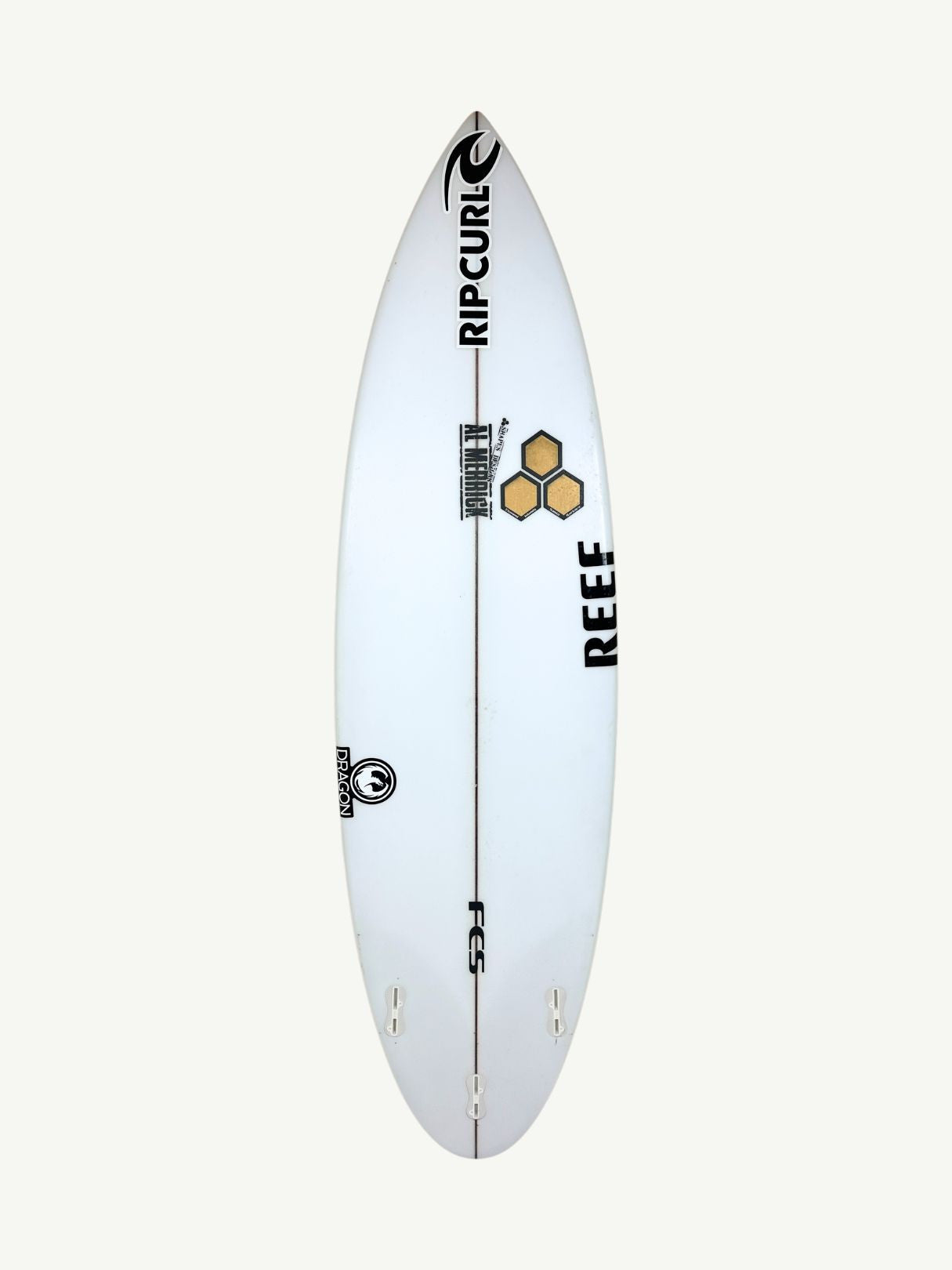 Goldie 6'2" x 18 7/8" X  2 7/16", 3x  FCS 2 Fin Boxes [Good] - ID:1065129