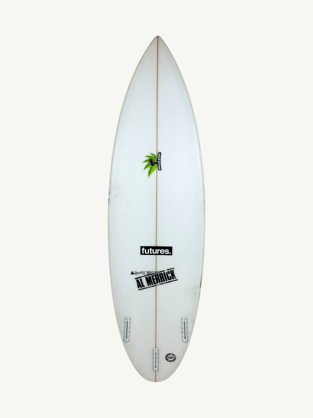 CI 2.Pro - Round Tail 5'9" x 18 3/8" X  2 5/16", 3x  Futures Fin Boxes [Good] - ID:1097915