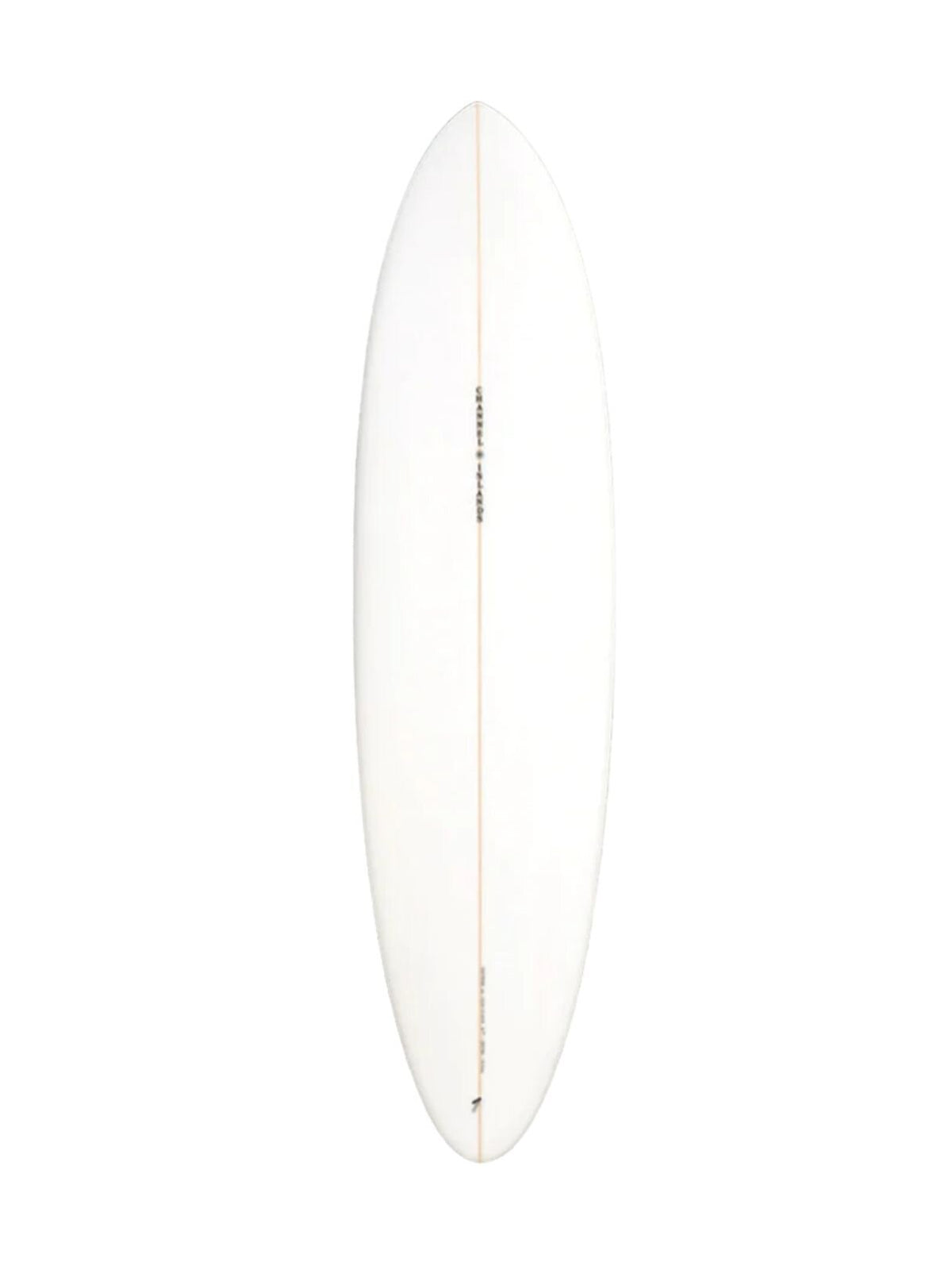 CI Mid Twin - Clear 6'11" x 21 1/8" X  2 13/16" - 45.40L, Round, 2x  Futures Fin Boxes, PU - ID:1164866