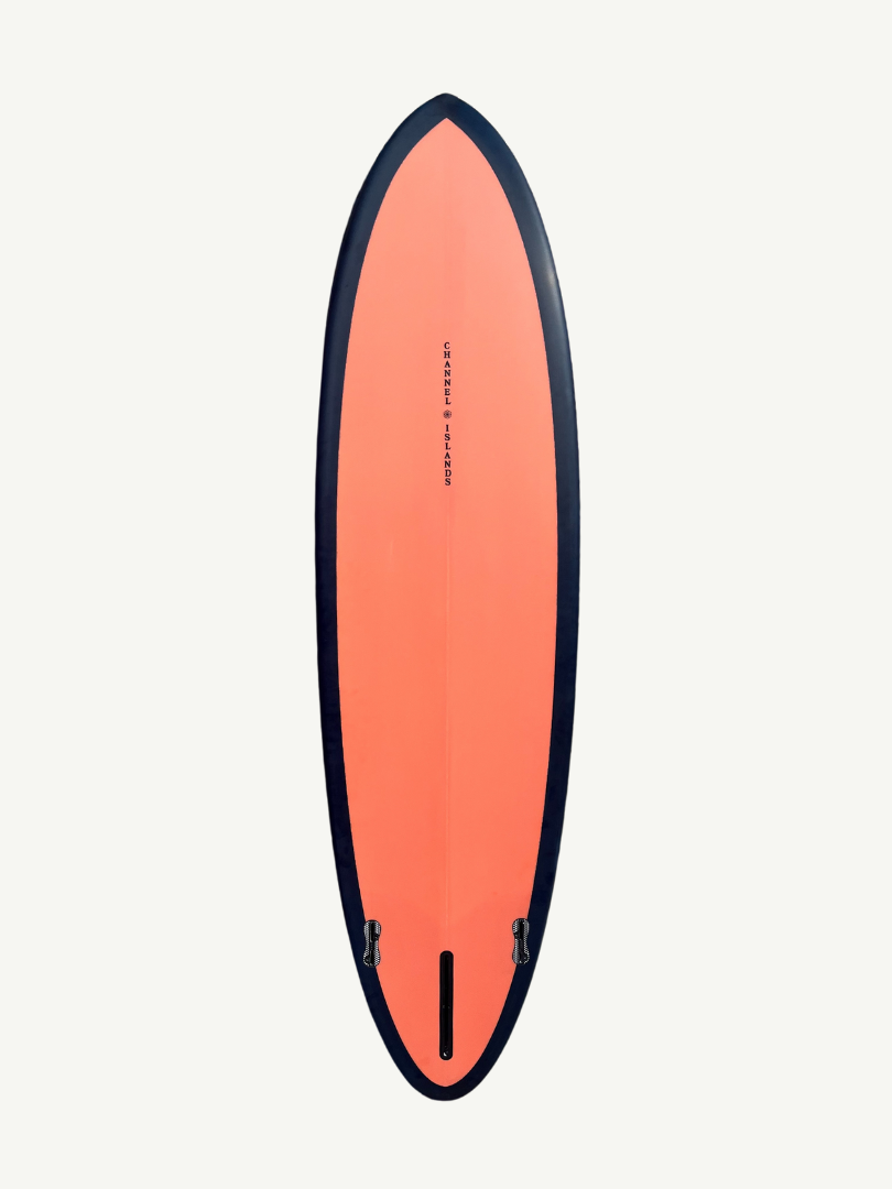 CI Mid - Tinted 7'0" x 21 1/8" X  2 3/4" - 44.90L, Round, 3x  Single + 2 Boxes FCS 2 Fin Boxes, PU - ID:1011552