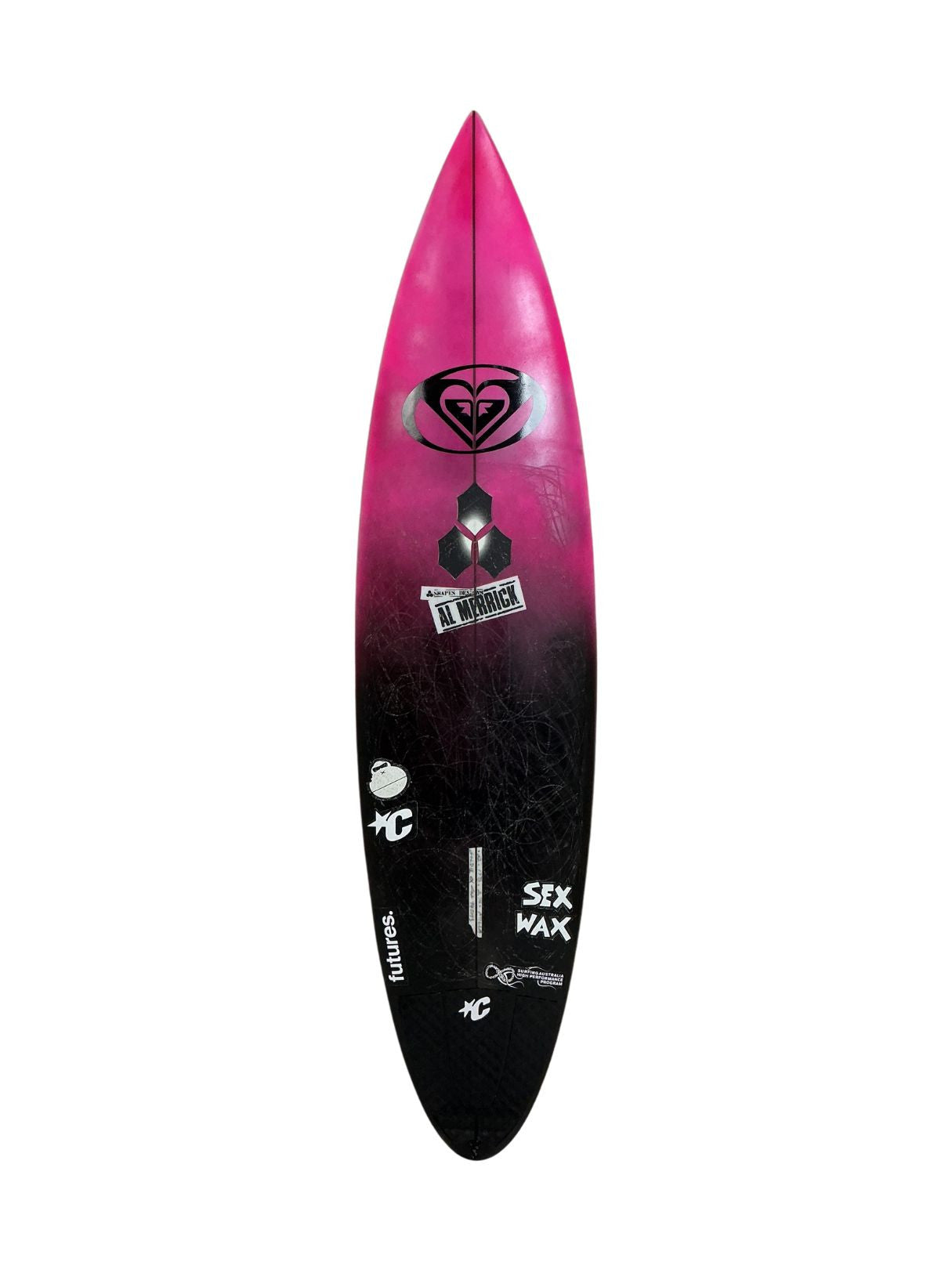 Goldie 6'2" x 17 7/8" X  2 3/16", Round Pin, 3x  Futures Fin Boxes, PU [Good] - ID:945093