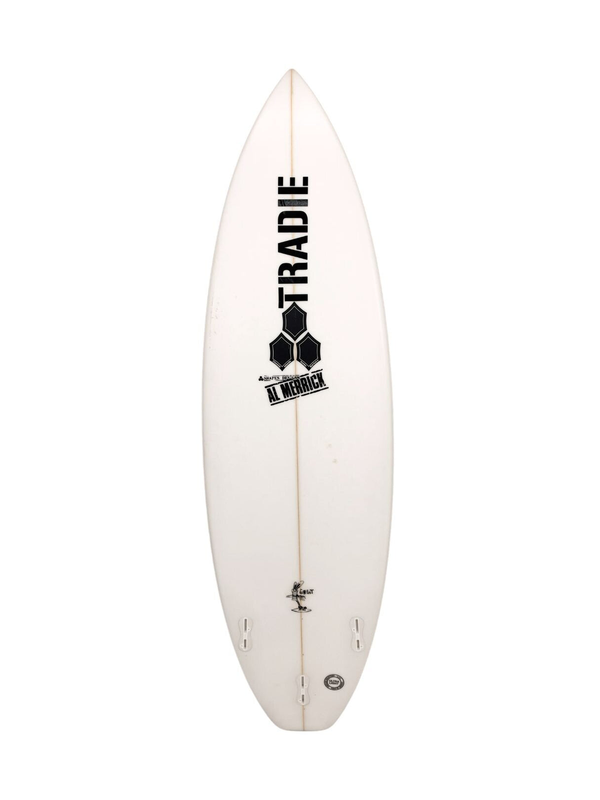 Girabbit 5'10" x 19" X  2 7/16", Round Square, 3x  FCS 2 Fin Boxes, PU [Good] - ID:1131428