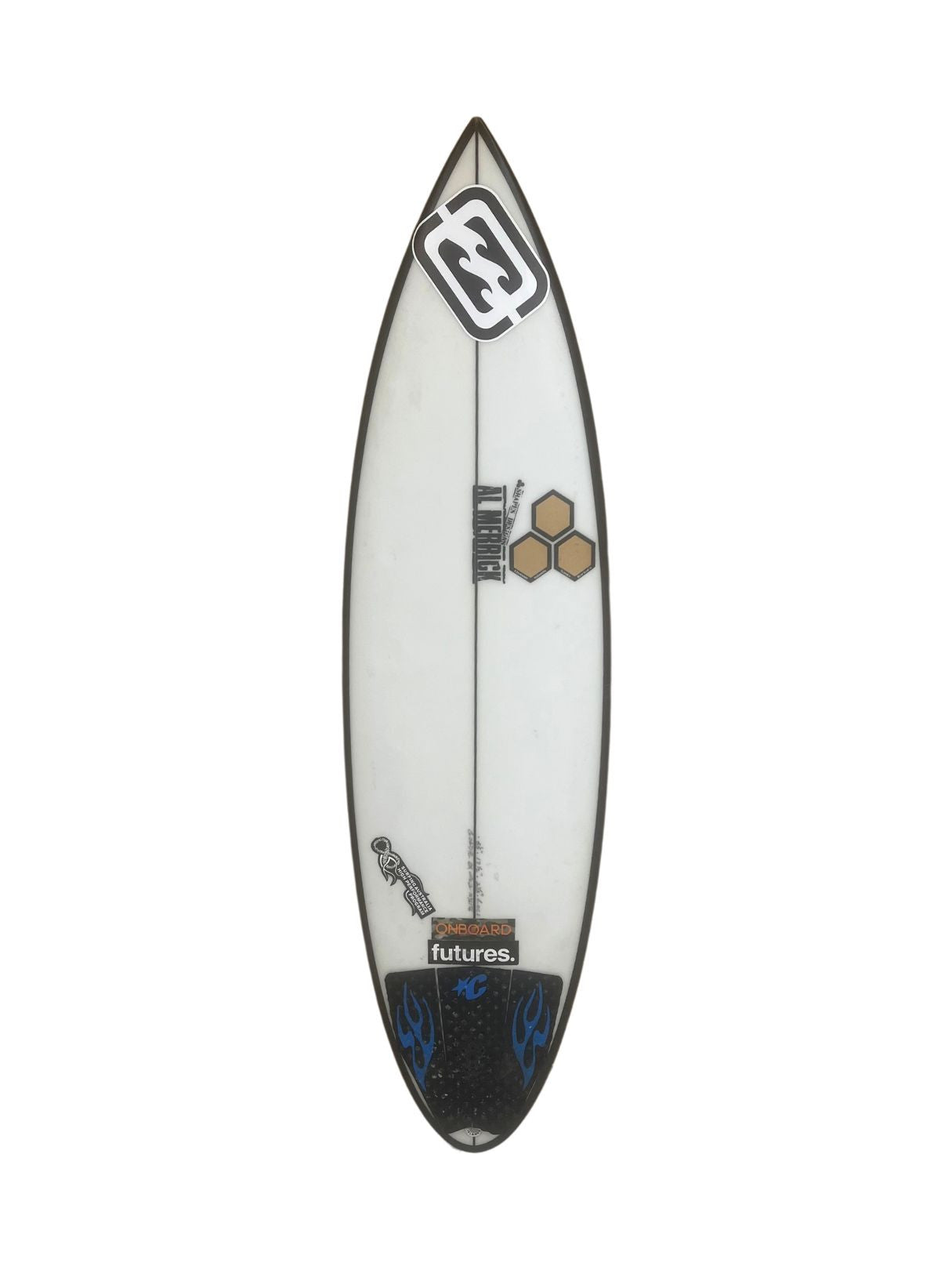 Goldie 5'5" x 17 1/2" X  2 1/8", Round, 3x  Futures Fin Boxes, PU [Good] - ID:1036156