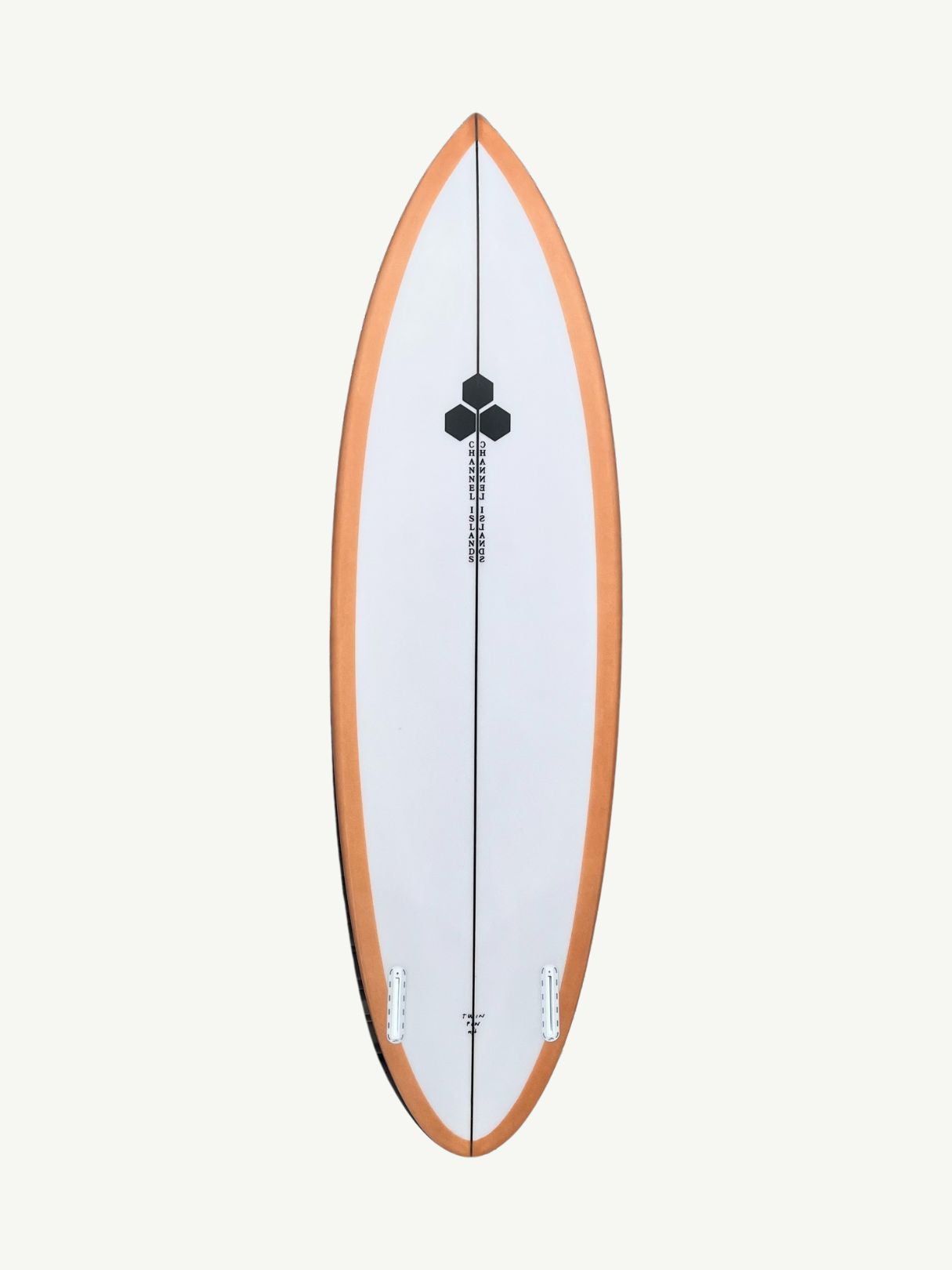 Twin Pin - Tinted 6'3" x 20 3/8" X  2 3/4" - 38.10L, Round Pin, 2x  Futures Fin Boxes, PU - ID:1015074