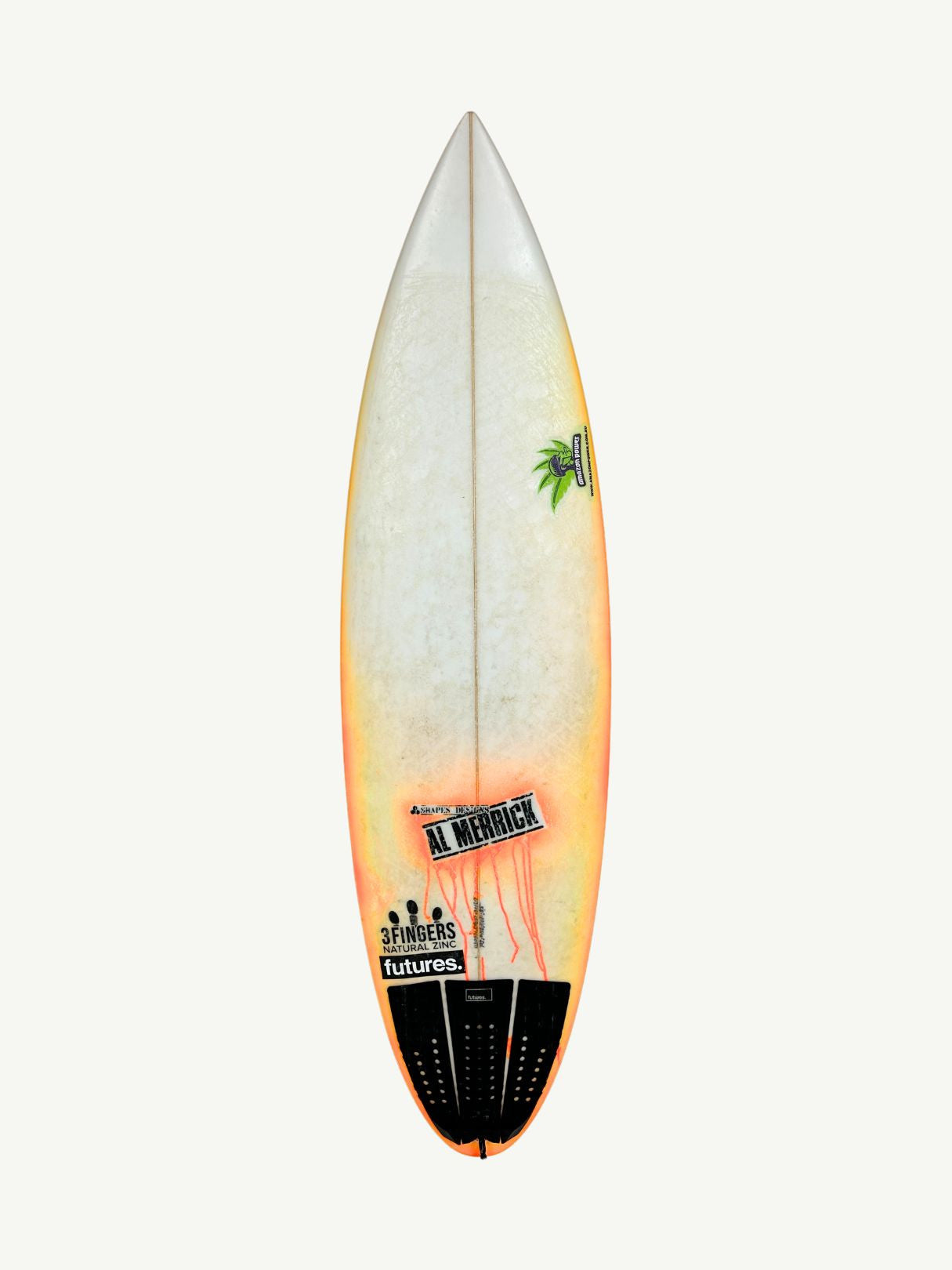 CI 2.Pro 5'8" x 18 3/8" X  2 5/16", 3x   Fin Boxes [Good] - ID:1047536