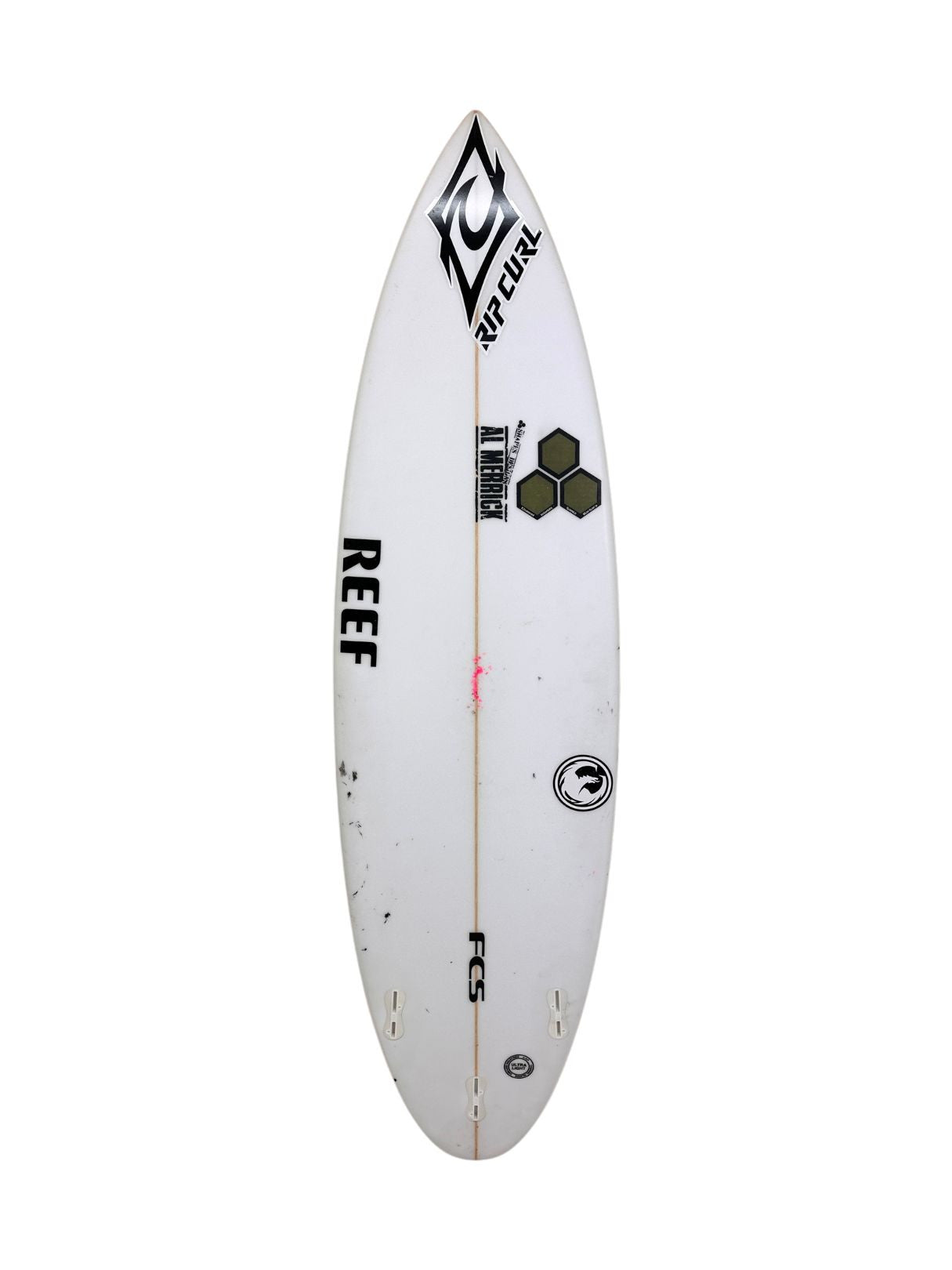 Goldie 6'2" x 19" X  2 7/16", Round Pin, 3x  FCS 2 Fin Boxes, PU [Good] - ID:1105456
