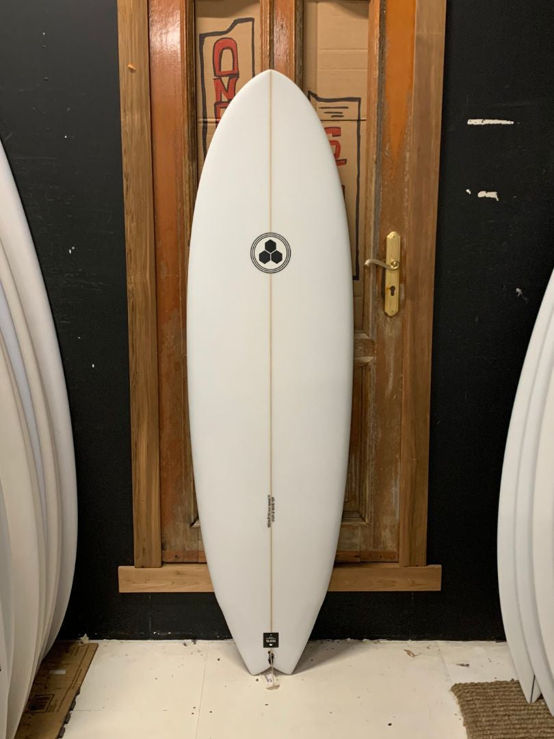 G-Skate - Clear 6'4" x 21 3/8" X  3" - 45.60L, Wing Swallow, 3x  Futures Fin Boxes, PU - ID:870220