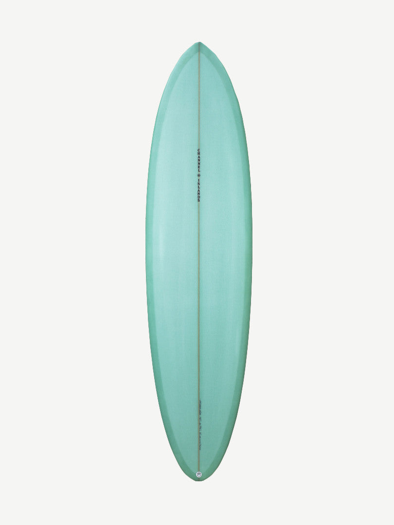 CI Mid Twin - Tinted 6'11" x 21 1/8" X  2 13/16" - 45.40L, Round, 2x  Futures Fin Boxes, PU - ID:892275