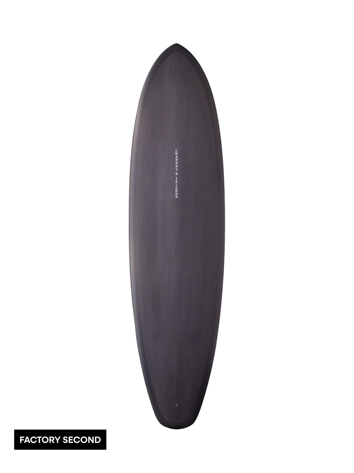Tri Plane Hull Single 6'11" x 21 1/4" X  2 3/4" - 45.30L, Round Square, 1x   Fin Box, PU - ID:309933