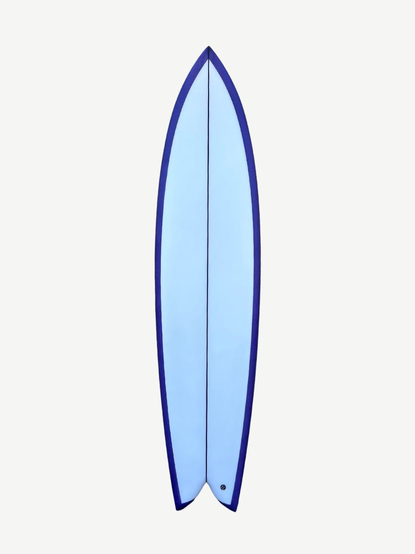 Long Phish II 7'6" x 21 1/4" X  2 3/4" - 0.00L, Swallow, 2x  Futures Fin Boxes, PU - ID:818763