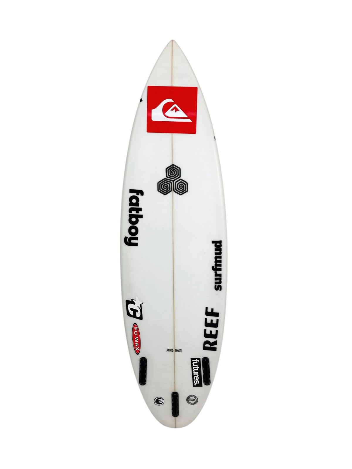 Mikey February Shorty 5'10" x 18 5/8" X  2 5/16", Round, 3x  Futures Fin Boxes, PU [Good] - ID:1136925