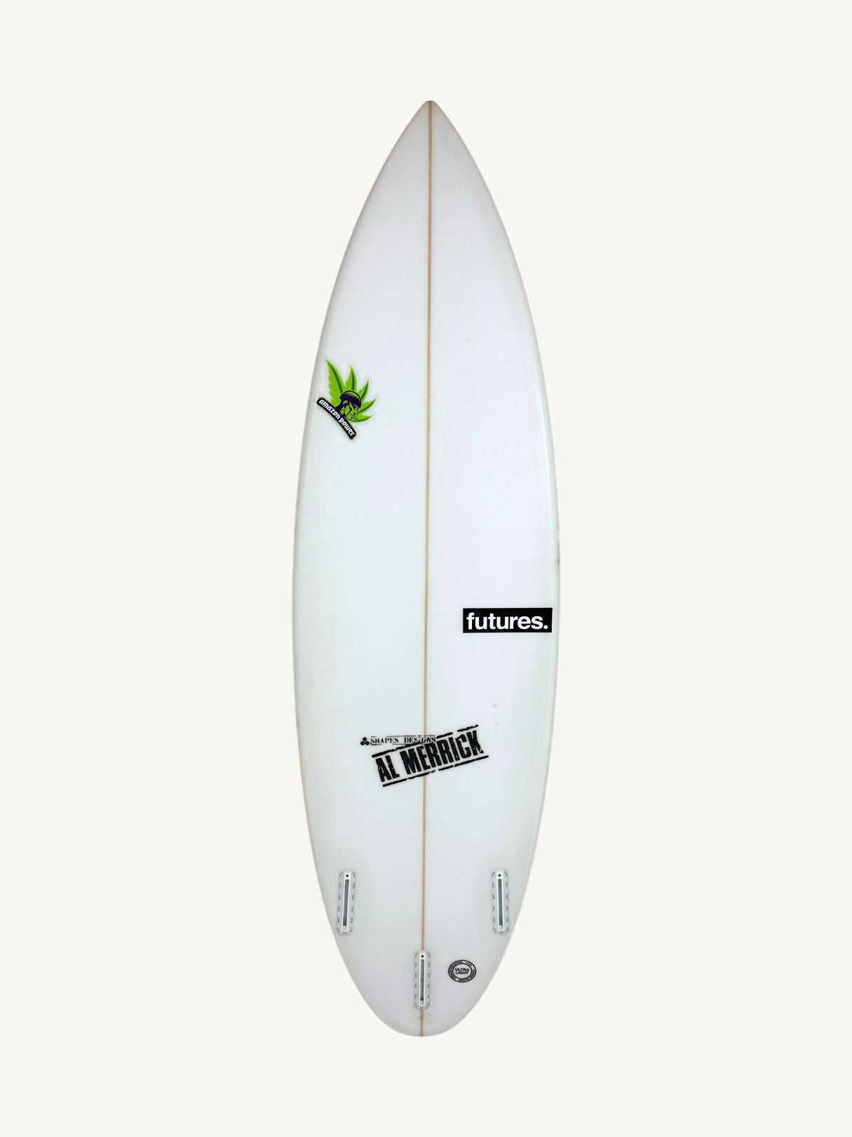 CI 2.Pro - Round Tail 5'8" x 18 3/8" X  2 5/16", Round, 3x  Futures Fin Boxes [Good] - ID:1082070