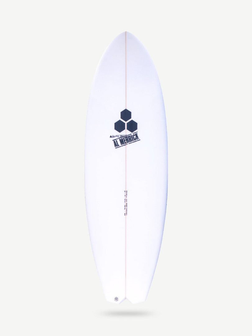 Bobby Quad 5'5" x 19 5/8" X  2 7/16" - 28.90L, Split Square, 4x  FCS 2 Fin Boxes, PU - ID:971777