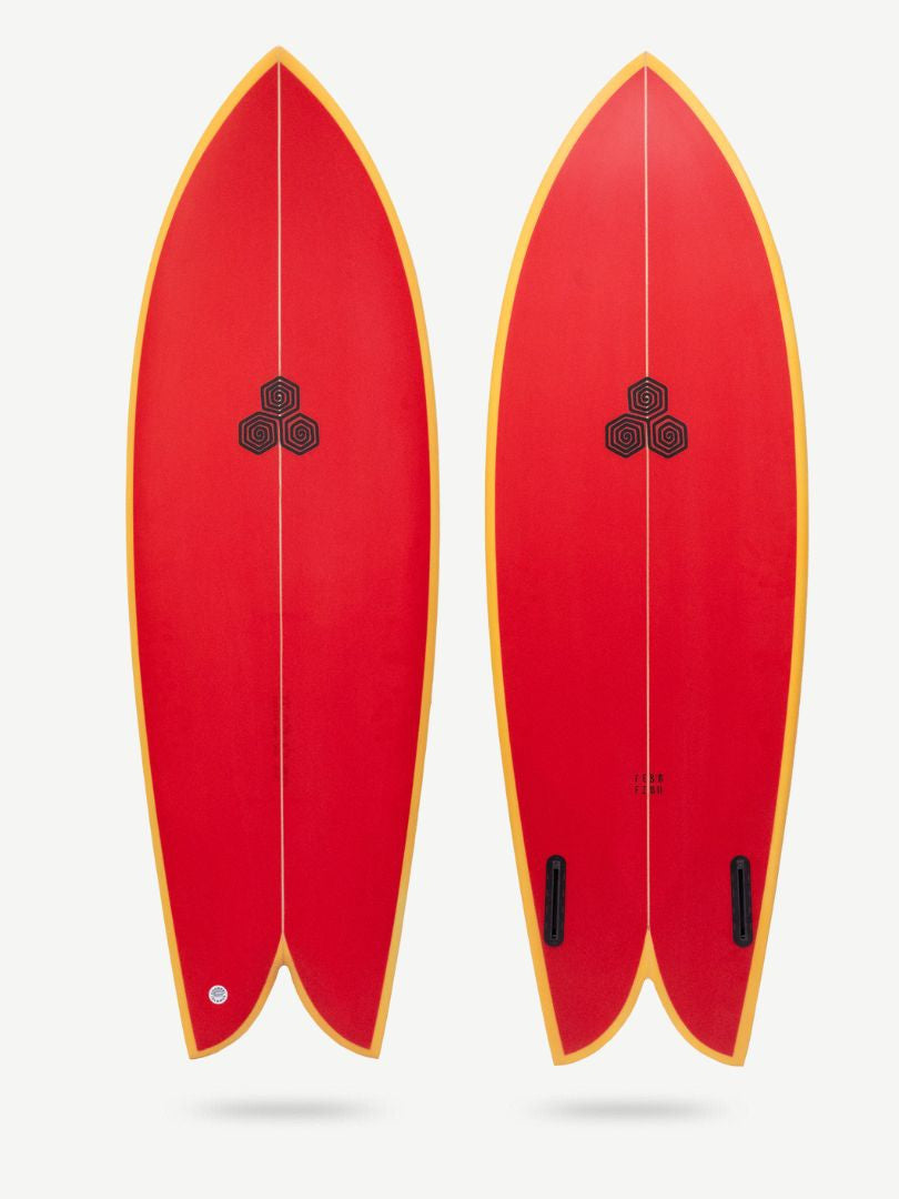 Febs Fish 5'9" x 20 7/8" X  2 1/2" - 36.30L, Fish, 2x  Futures Fin Boxes, PU - ID:970552