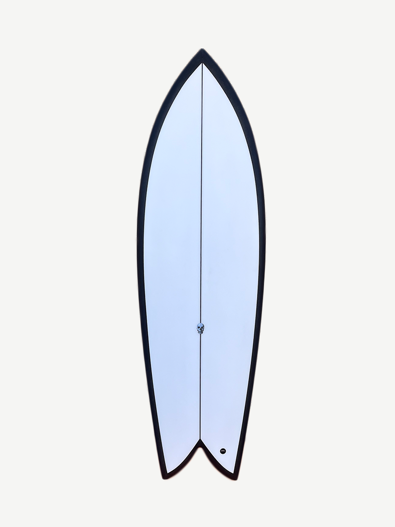 Fish 5'8" x 21" X  2 1/2" - 35.04L, Fish, 2x  Futures Fin Boxes, PU - ID:1011091