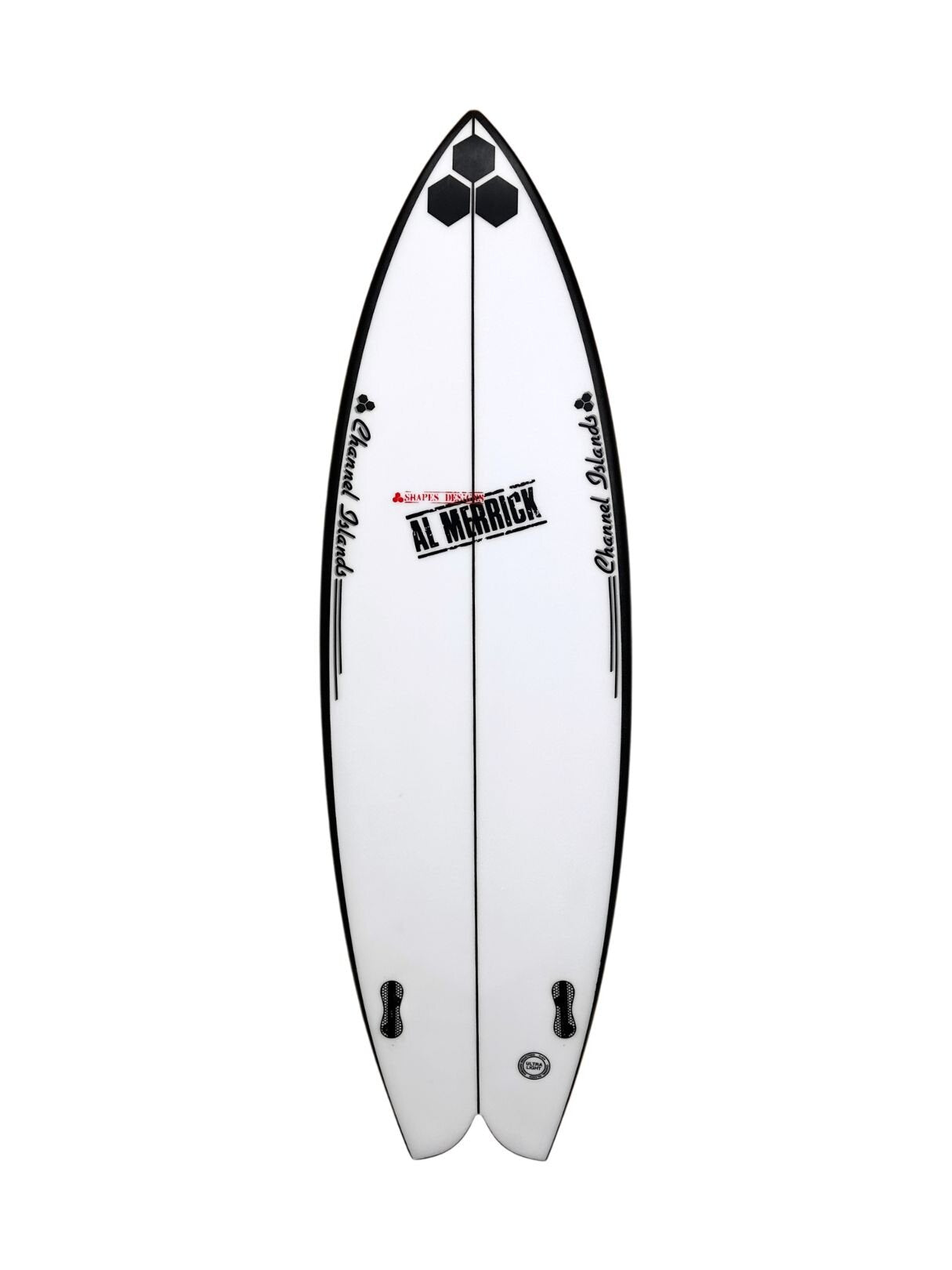 Fishbeard 5'8" x 19 3/8" X  2 7/16" - 29.20L, Fish, 2x  FCS 2 Fin Boxes, PU - ID:1164525