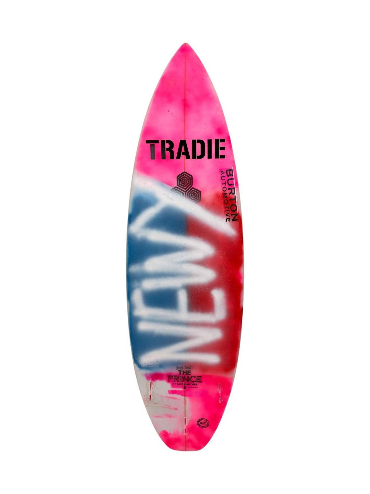 Mikey February Shorty 5'10" x 19" X  2 7/16", Round Square, 3x  FCS 2 Fin Boxes, PU [Good] - ID:1095791