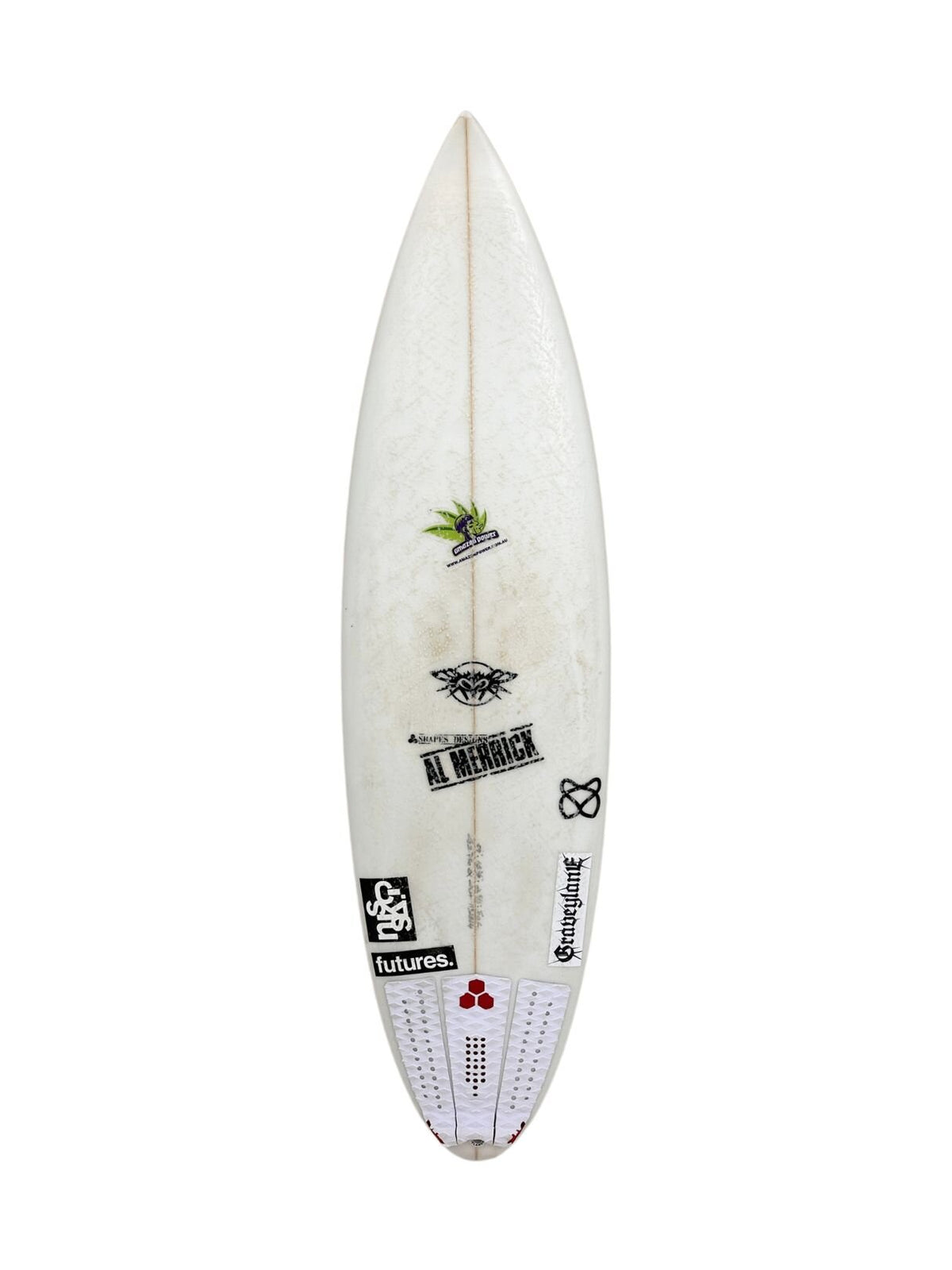 CI 2.Pro 5'9" x 18 3/8" X  2 5/16", Round, 3x   Fin Boxes [Good] - ID:1171933