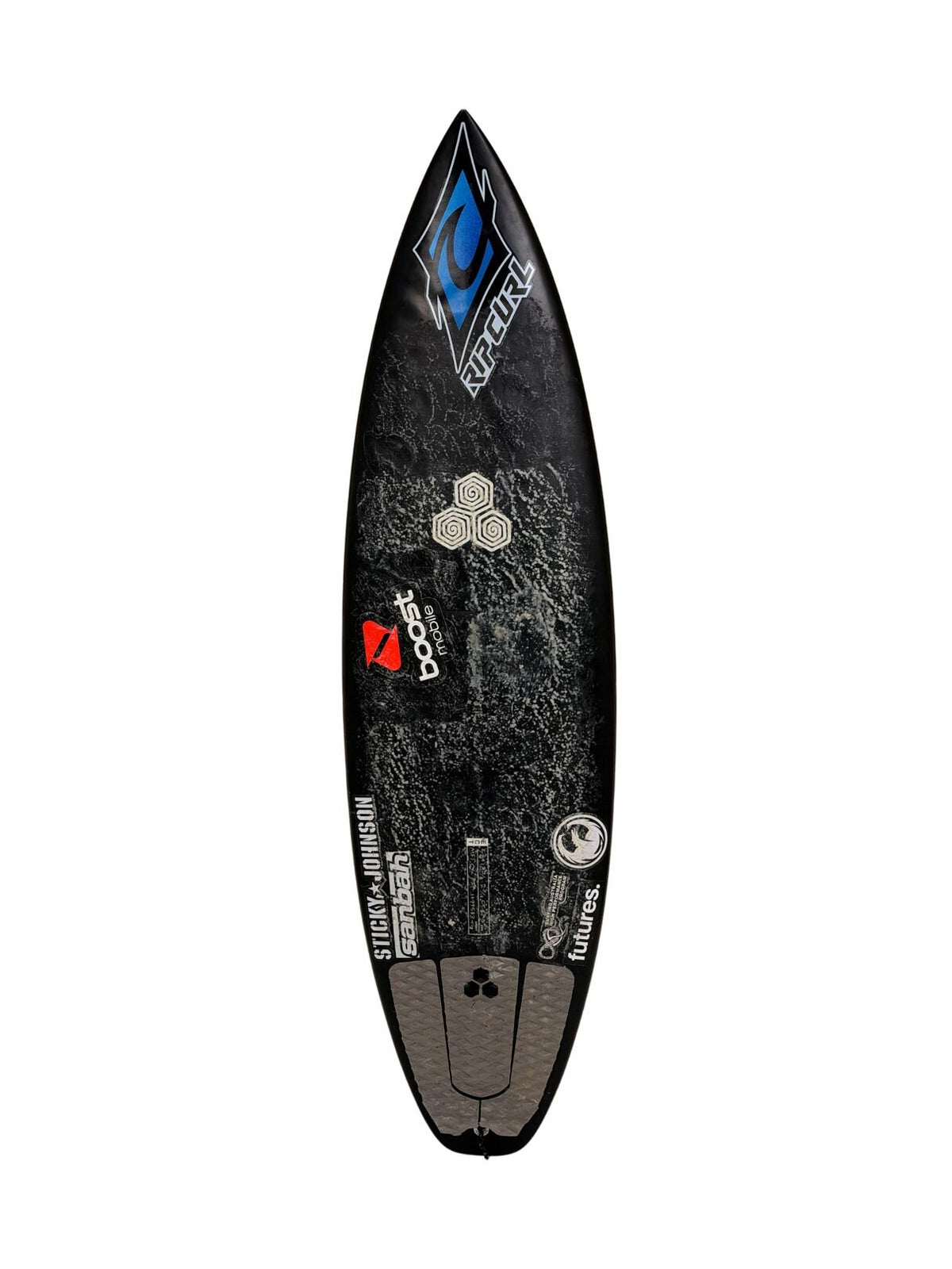 Mikey February Shorty 5'8" x 18 3/8" X  2 3/16", Squash, 3x  Futures Fin Boxes, ECT - Epoxy [Good] - ID:1099583