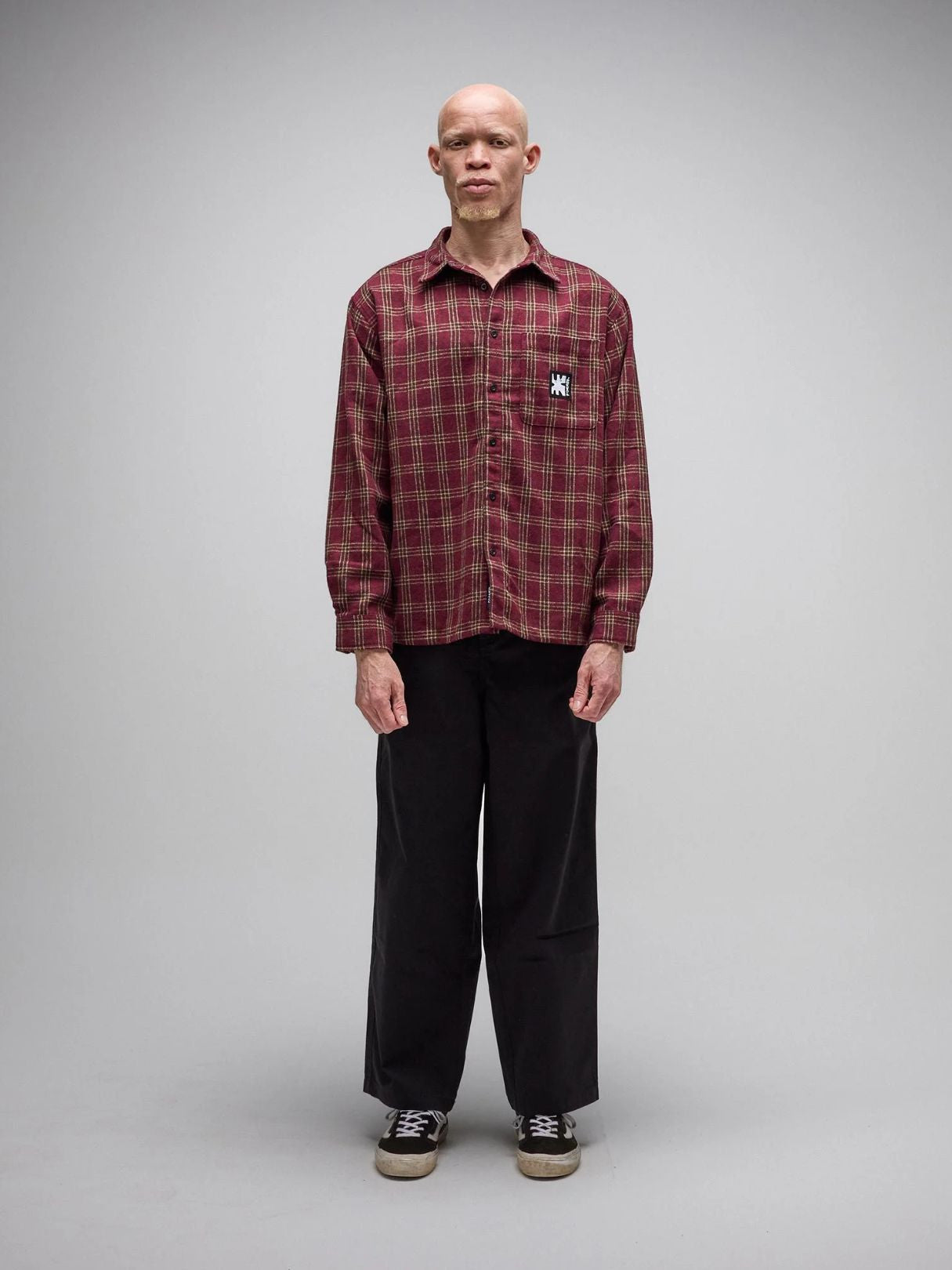 Reynolds Flannel LS Shirt - Red