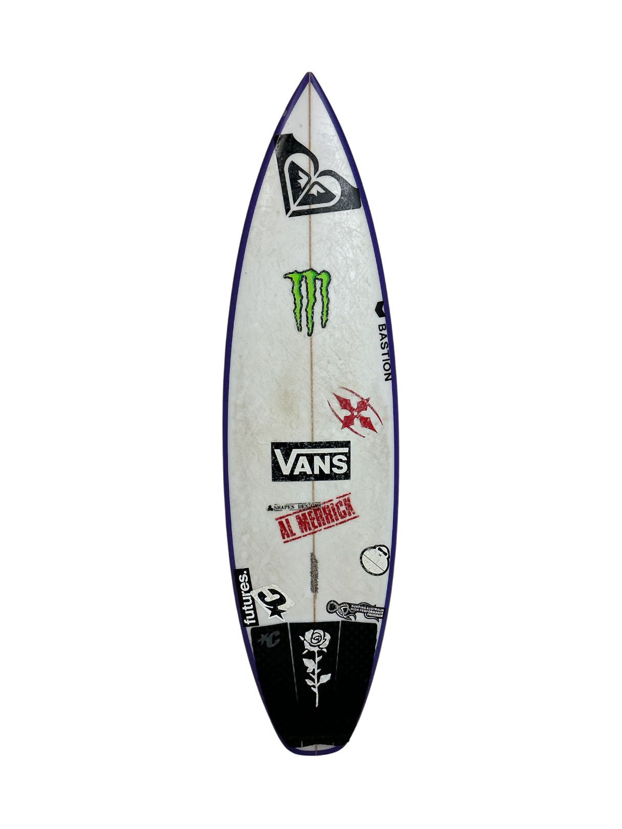 PROTOTYPE 5'6"1/2 x 18" X  2 3/16", Round Square, 3x  Futures Fin Boxes, PU [Semi New] - ID:1103423