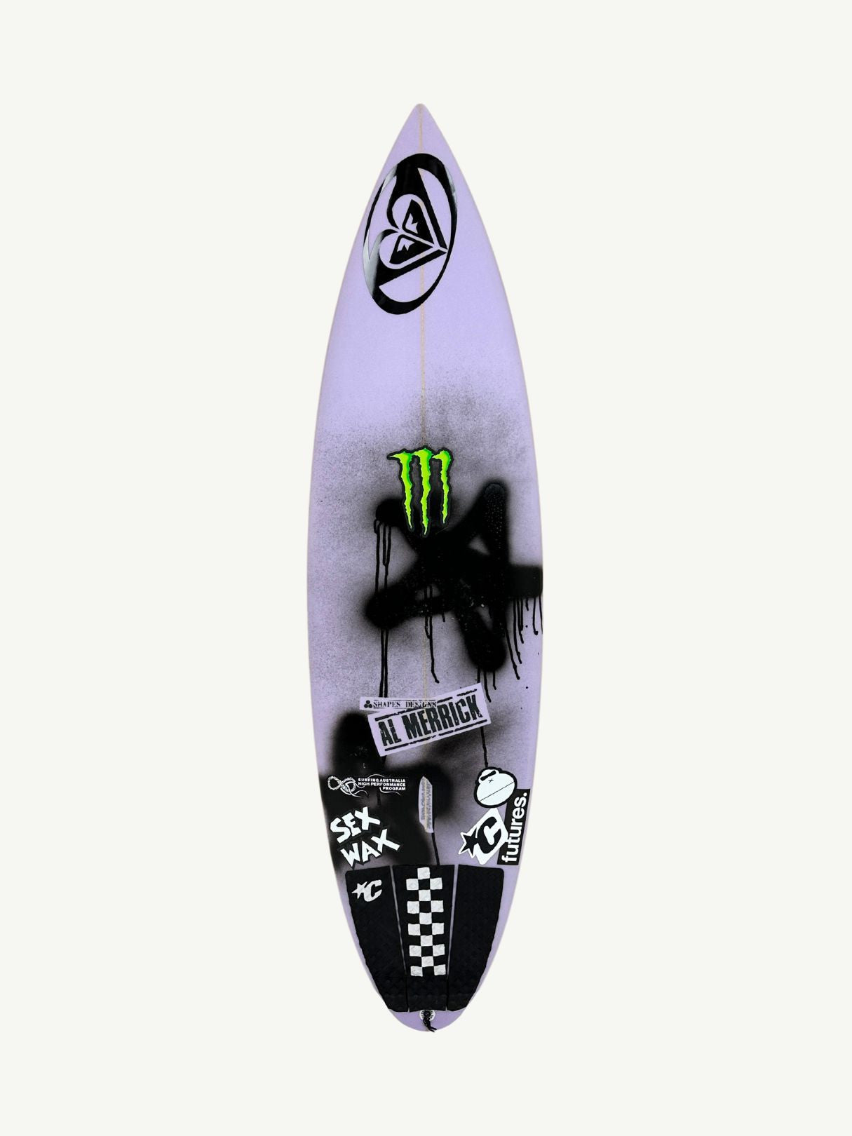 CI 2.Pro - Round Tail 5'6"1/2 x 17 1/2" X  2 1/8", Round, 3x  Futures Fin Boxes, PU [Good] - ID:993132