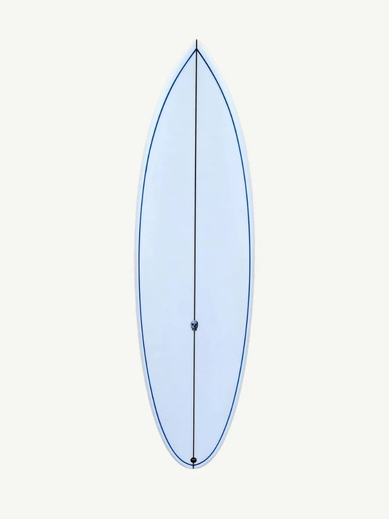 Cafe Racer 5'11" x 19 7/8" X  2 9/16", Round, 5x  FCS 2 Fin Boxes, PU - ID:1028911