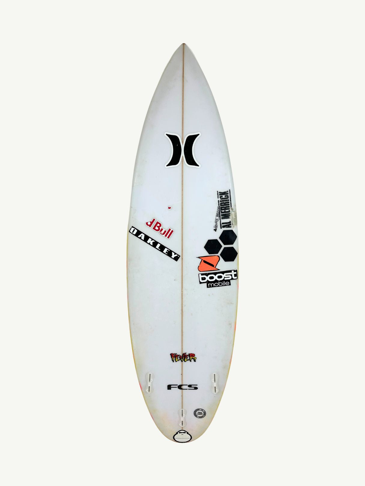 Fever Round Tail 5'9" x 18 1/2" X  2 7/16", Round, 3x  FCS 2 Fin Boxes, PU [Good] - ID:986340