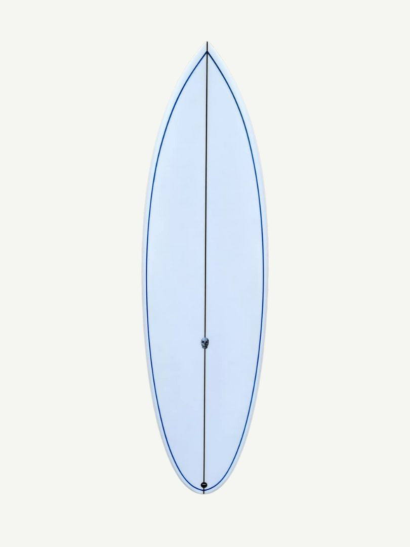 Cafe Racer 5'8" x 19 1/2" X  2 7/16" - 29.29L, Round, 5x  FCS 2 Fin Boxes, PU - ID:976191