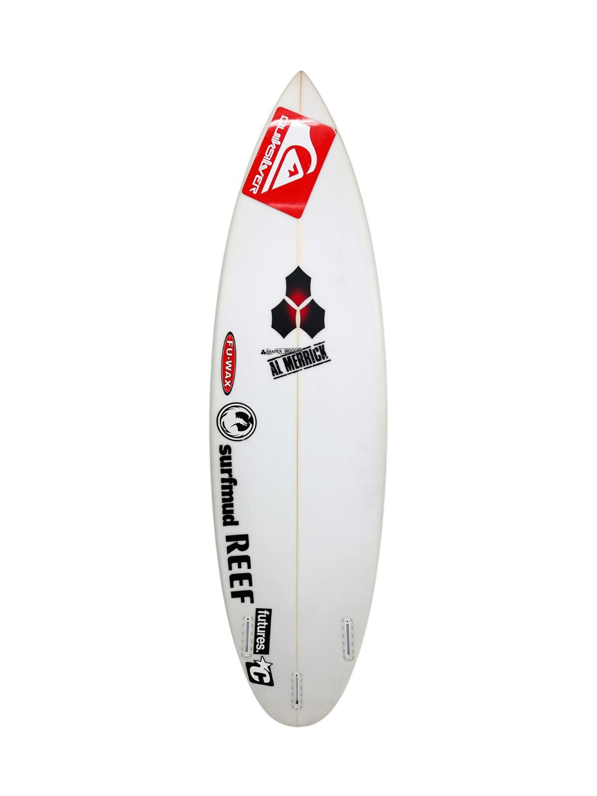 Two Happy 5'11" x 18 1/8" X  2 3/16", 3x  Futures Fin Boxes [Good] - ID:1108567