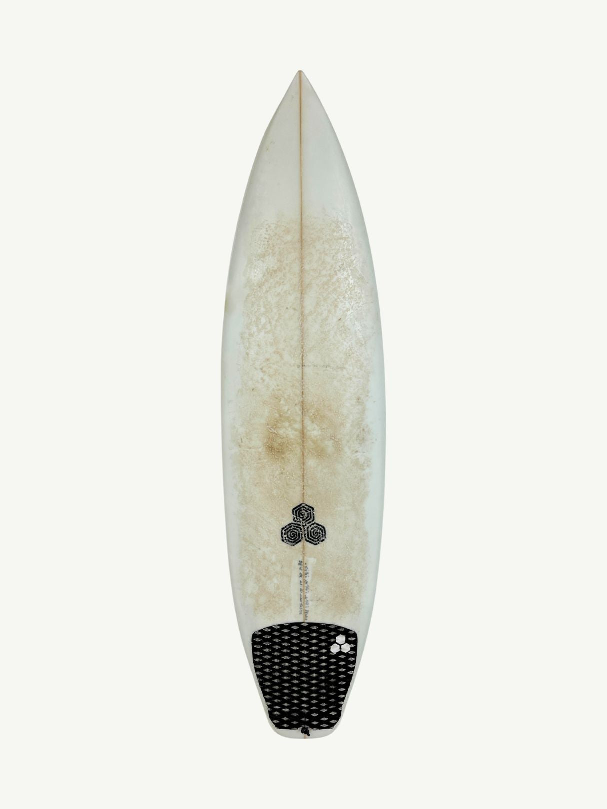 Black and White 5'11"1/2 x 18 13/16" X  2 5/16" - 28.50L, Round Square, 3x  Futures Fin Boxes, PU [Good] - ID:923772