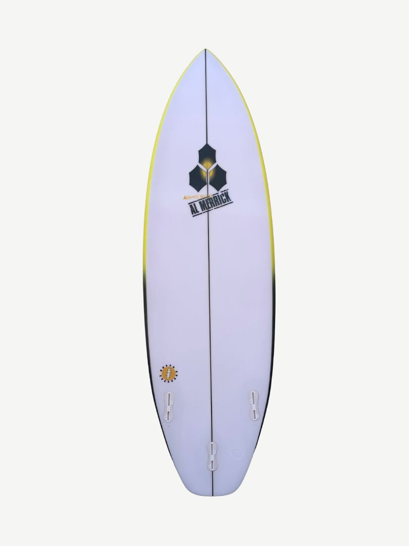 Happy Everyday Grom V2 5'5" x 18 1/2" X  2 3/16" - 23.70L, Round Square, 3x  FCS 2 Fin Boxes, PU - ID:886913