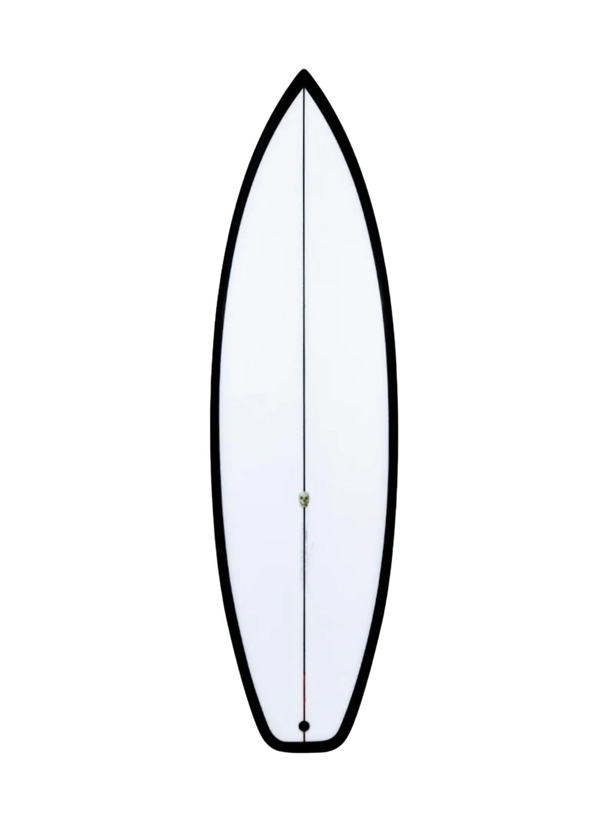 OP2 5'8" x 19 1/4" X  2 5/16" - 26.94L, Round Square, 3x  Futures Fin Boxes, PU - ID:950623