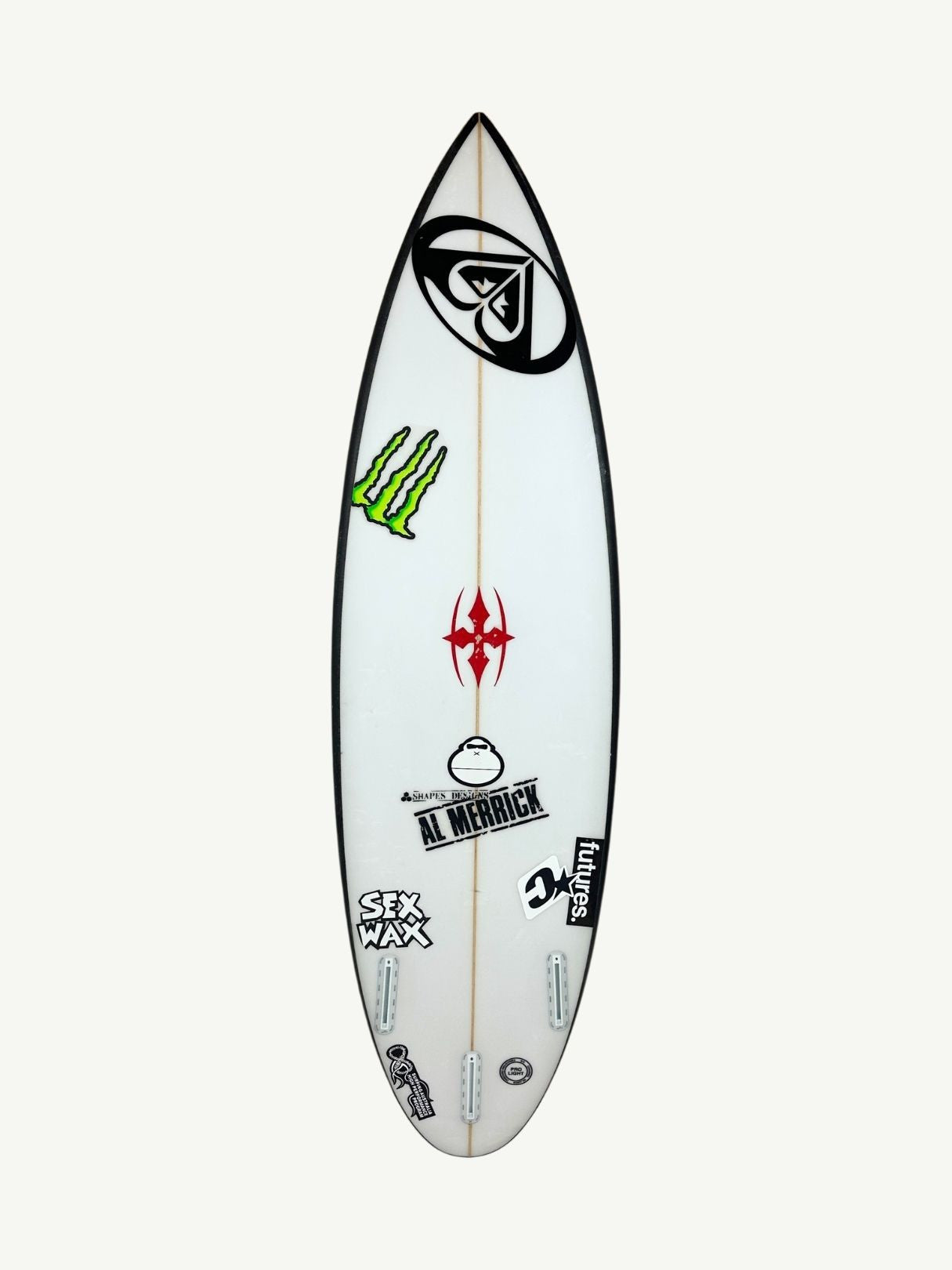 CI 2.Pro - Round Tail 5'6"1/2 x 17 1/2" X  2 1/16", Round, 3x  Futures Fin Boxes, PU [Good] - ID:1006335