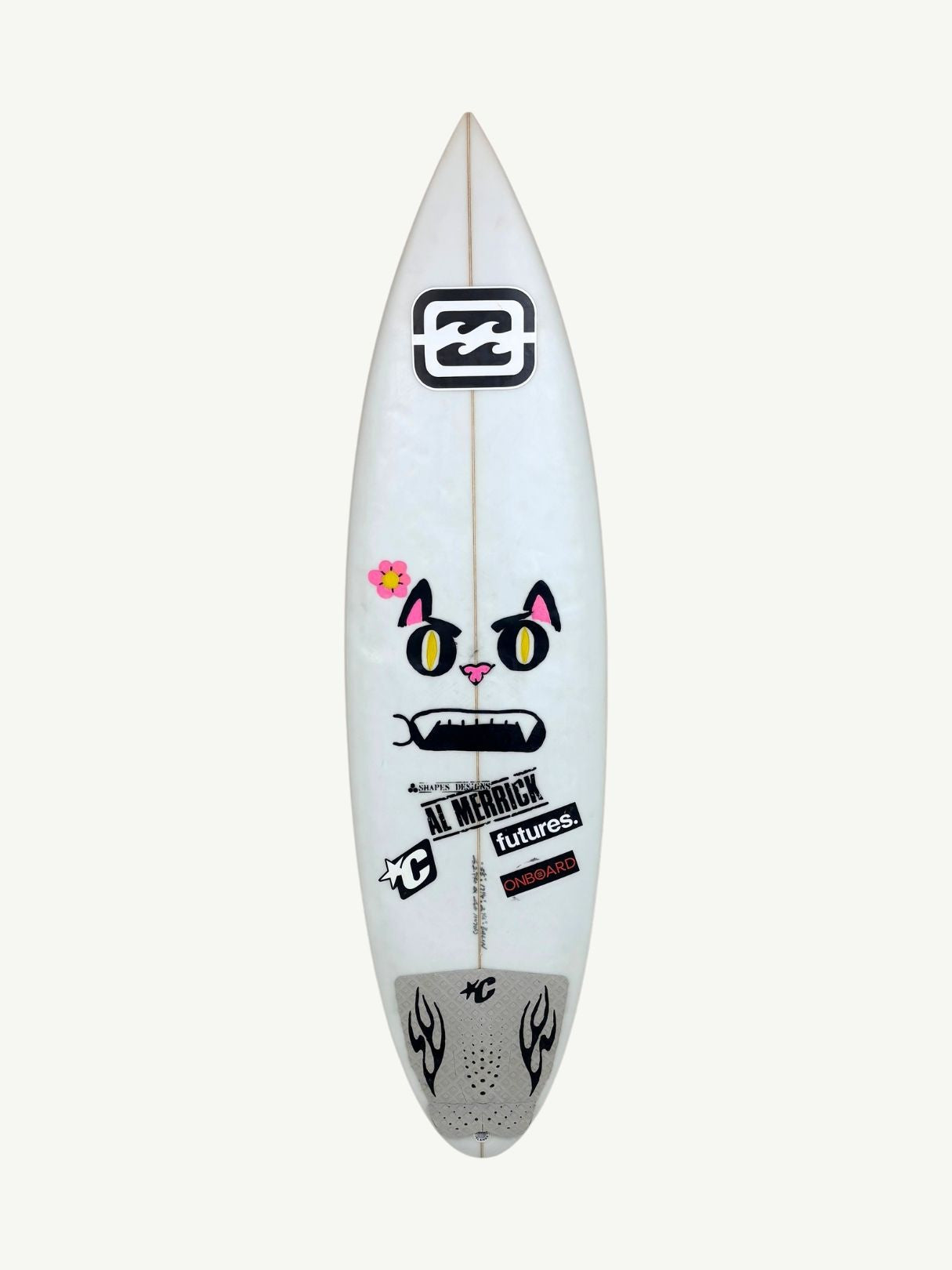 CI 2.Pro - Round Tail 5'5" x 17 1/4" X  2 1/16", Round, 3x  Futures Fin Boxes, PU [Good] - ID:1007063