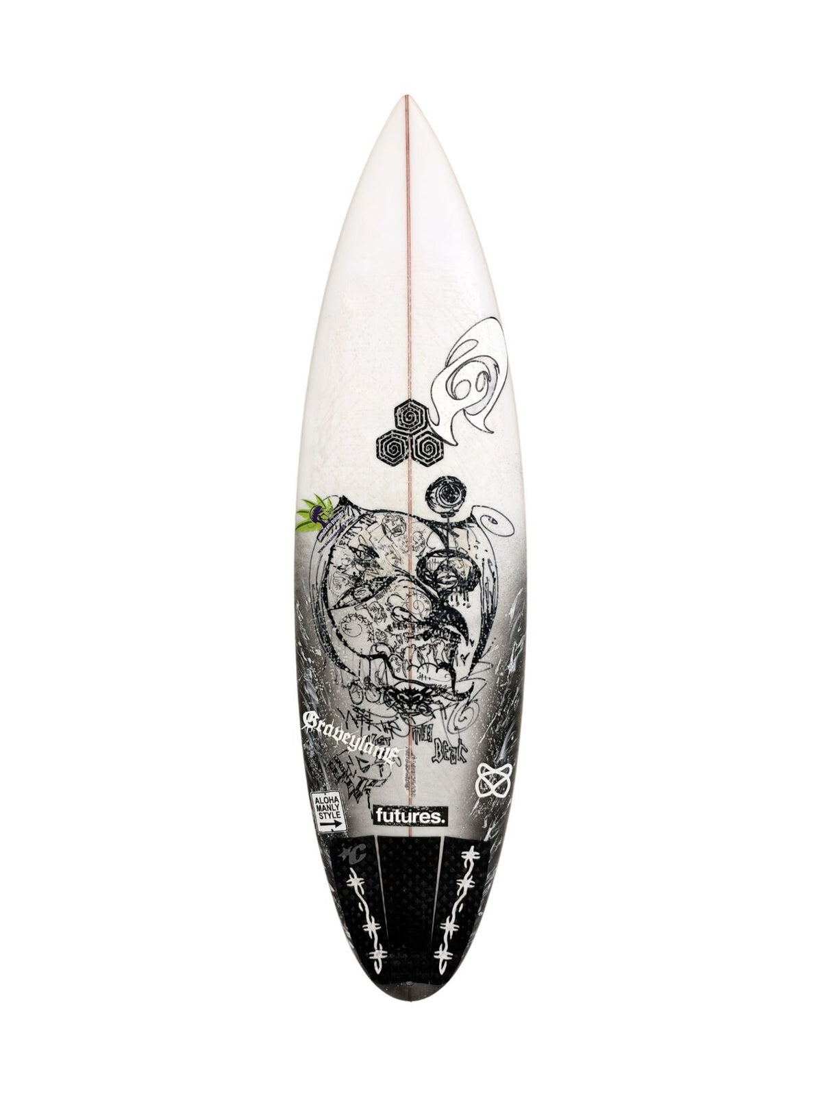 Mikey February Shorty - Round Tail 5'9" x 18 3/8" X  2 5/16", 3x  Futures Fin Boxes [Good] - ID:1189650
