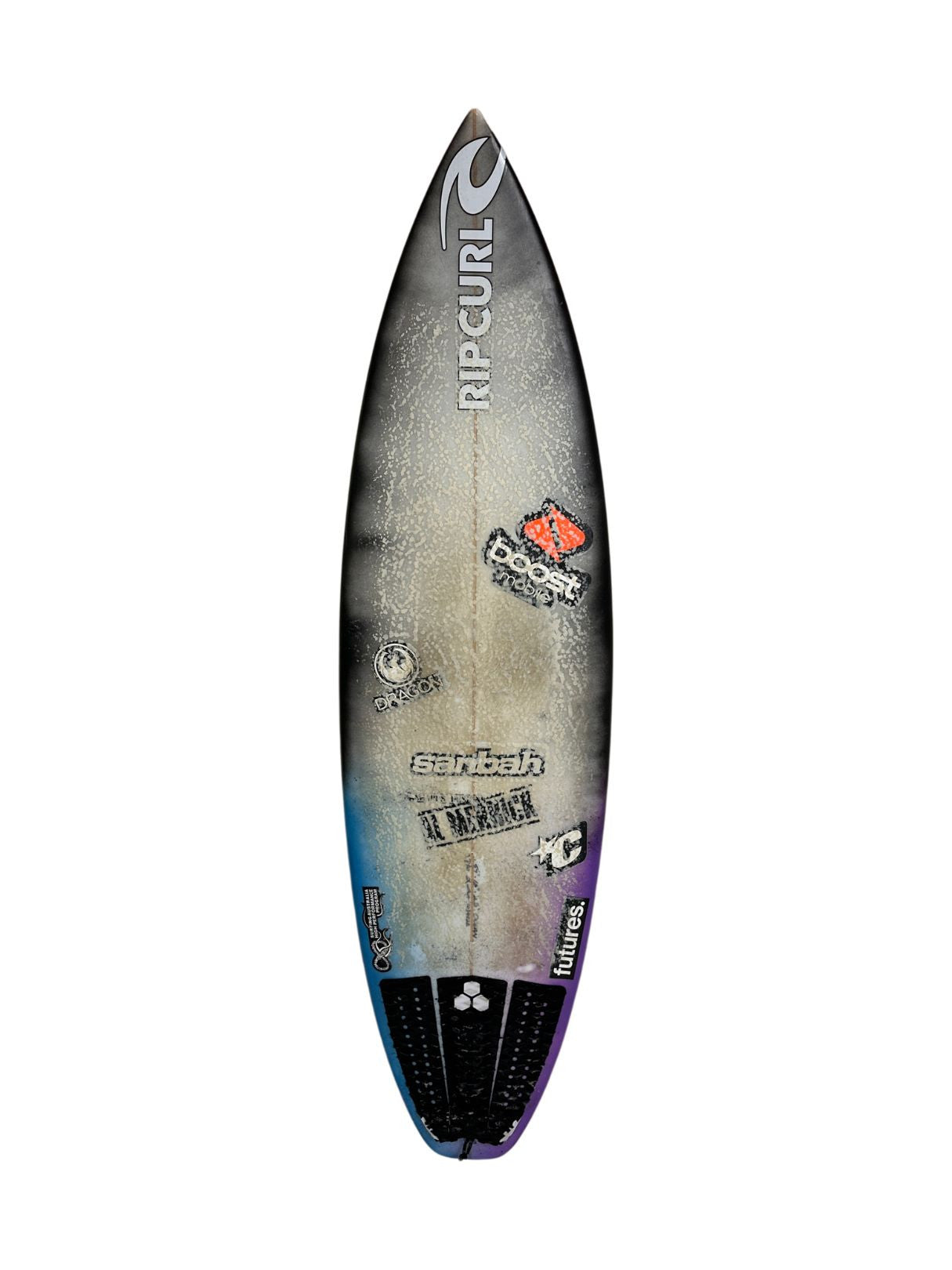 Mikey February Shorty 5'7" x 18" X  2 1/8", Round Square, 3x  Futures Fin Boxes, PU [Good] - ID:1034522